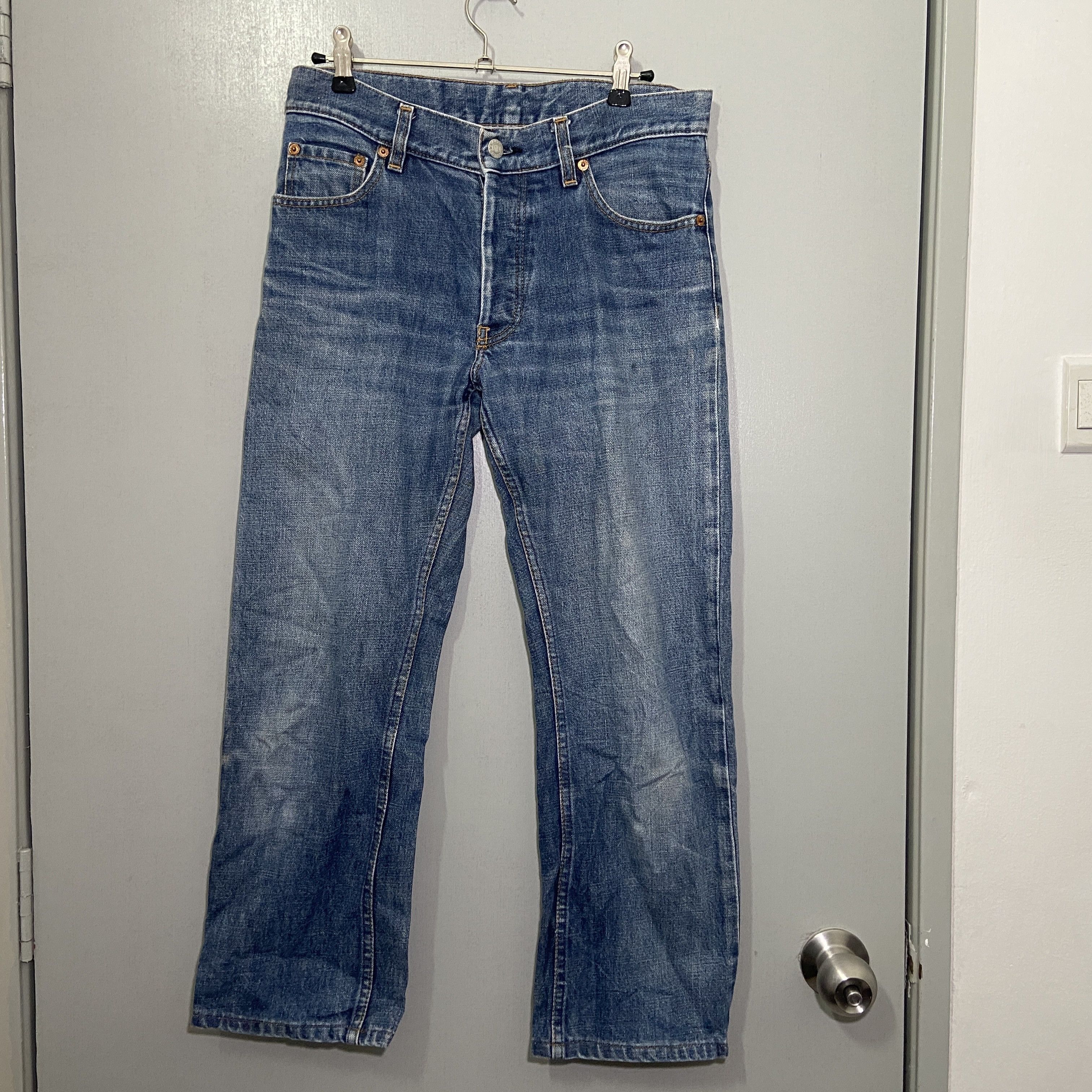 Helmut Lang Helmut Lang 1998 Vintage Burned Denim | Grailed