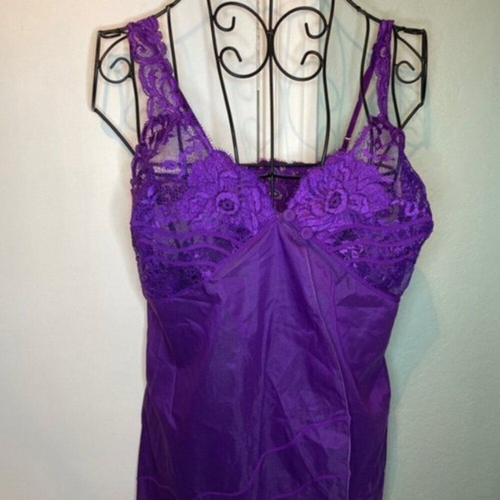 La Perla La Perla Lace trimmed silk blend camisole violet M Size M / US 6-8 / IT 42-44 - 6 Thumbnail
