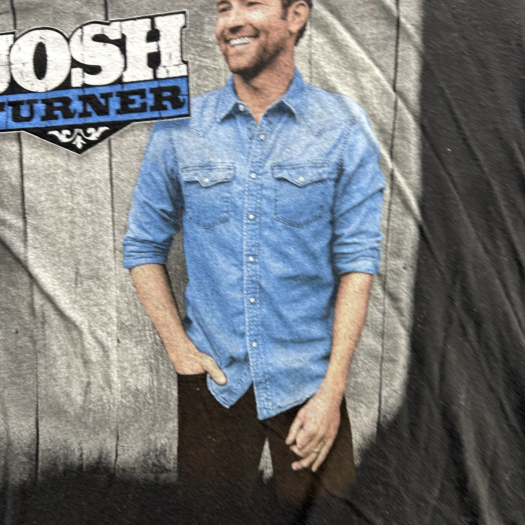 Vintage Josh Turner Shirt Mens XL Black All About You Tour Concert Tee Size US XL / EU 56 / 4 - 5 Thumbnail