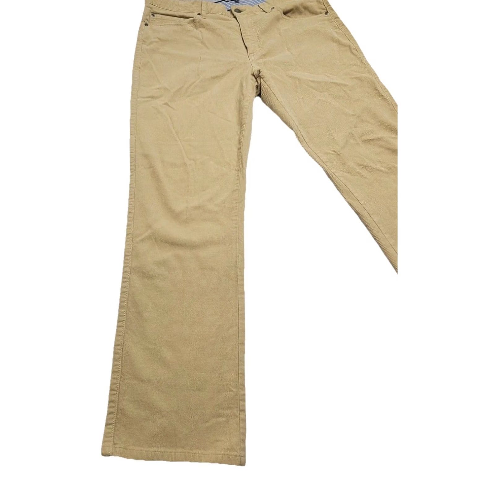 Peter Millar Peter Millar Khaki Pants 36 Flat Front Stretch Chino Classic Fit Men’s Corduroy Hat Size US 36 / EU 52 - 5 Thumbnail
