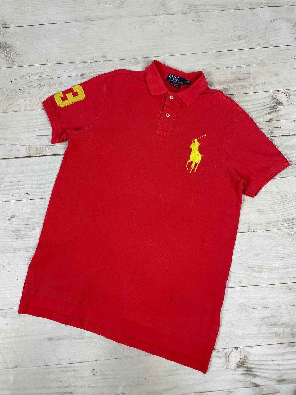 Polo Ralph Lauren Vintage Polo Ralph Lauren Rugby Polo Shirt Big Pony Size US M / EU 48-50 / 2 - 1 Thumbnail