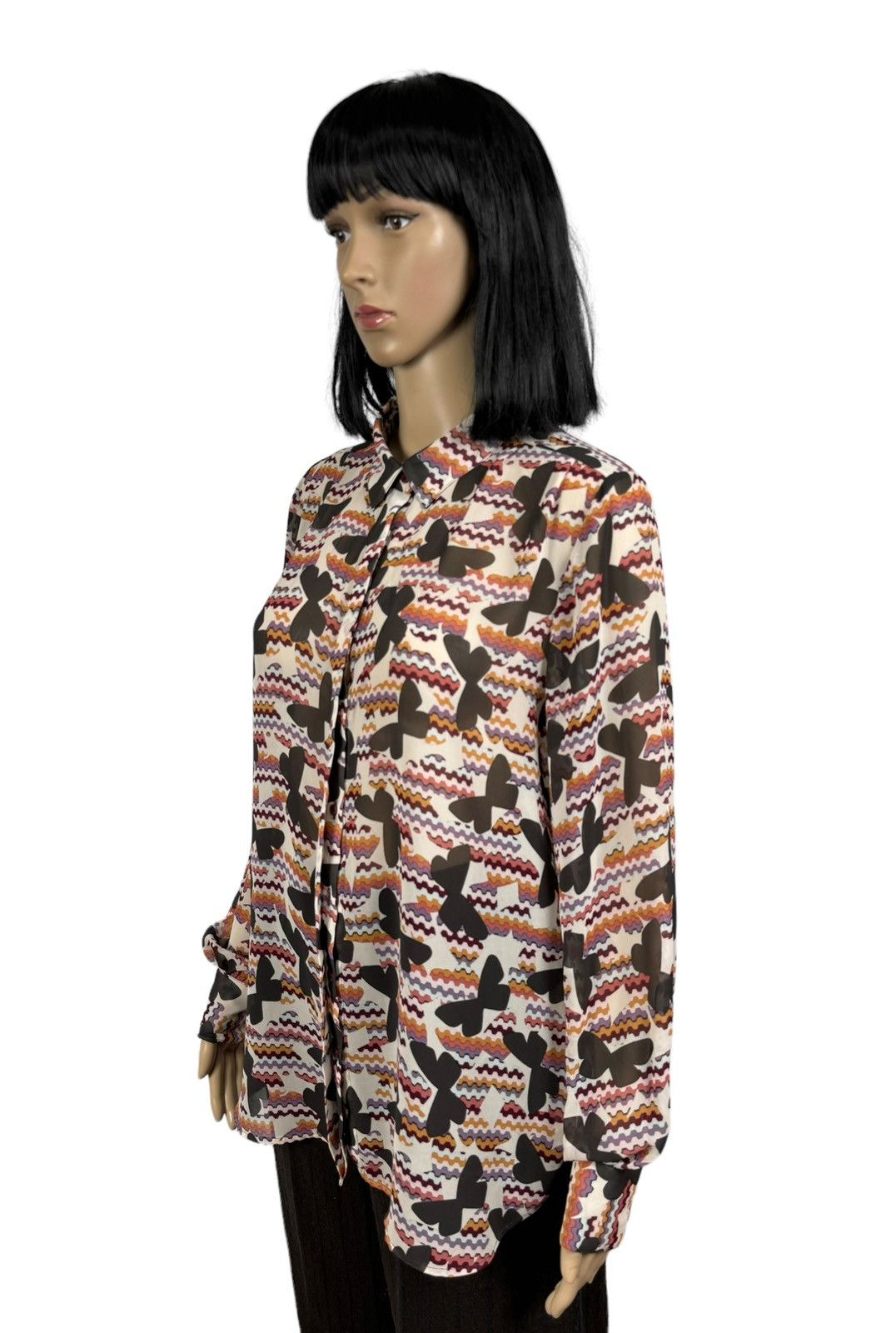 Missoni Missoni Lindex Multicolor Printed Blouse size 42 Size M / US 6-8 / IT 42-44 - 5 Thumbnail