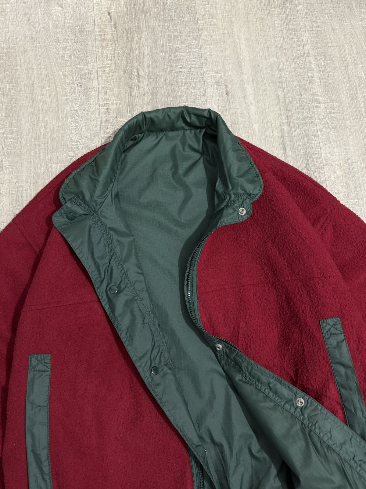 Japanese Brand Vintage blueky reversible fleece jacket Size US M / EU 48-50 / 2 - 2 Thumbnail
