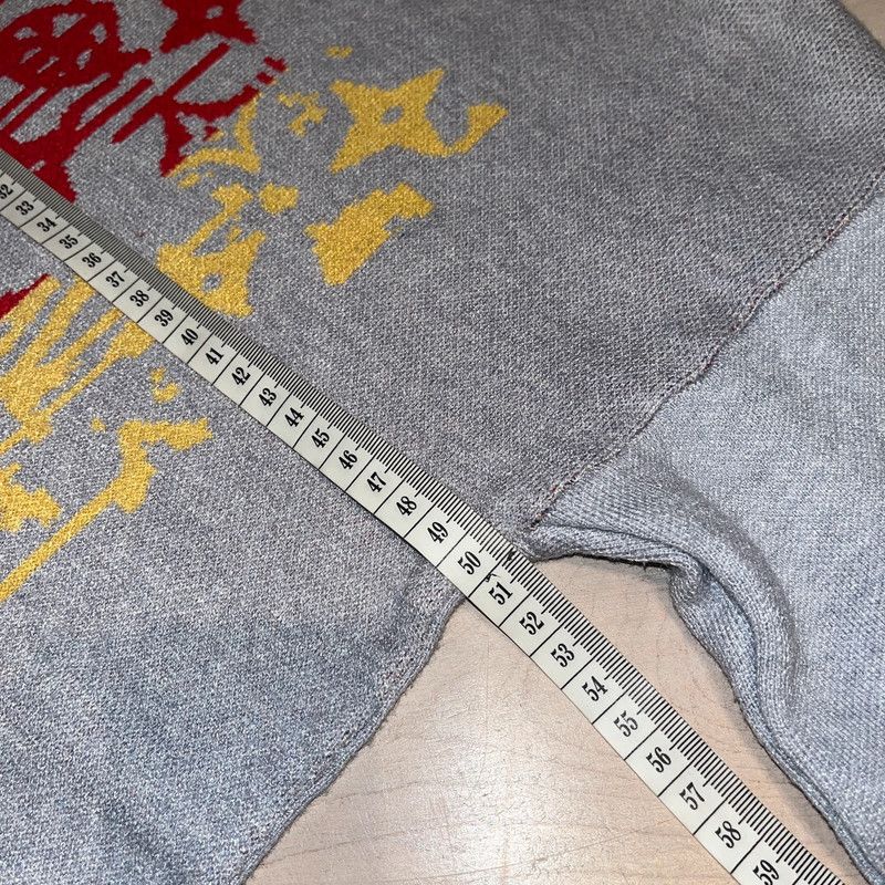 Vintage Y2k sweter y2style knitted sweater monogram Size US M / EU 48-50 / 2 - 7 Thumbnail