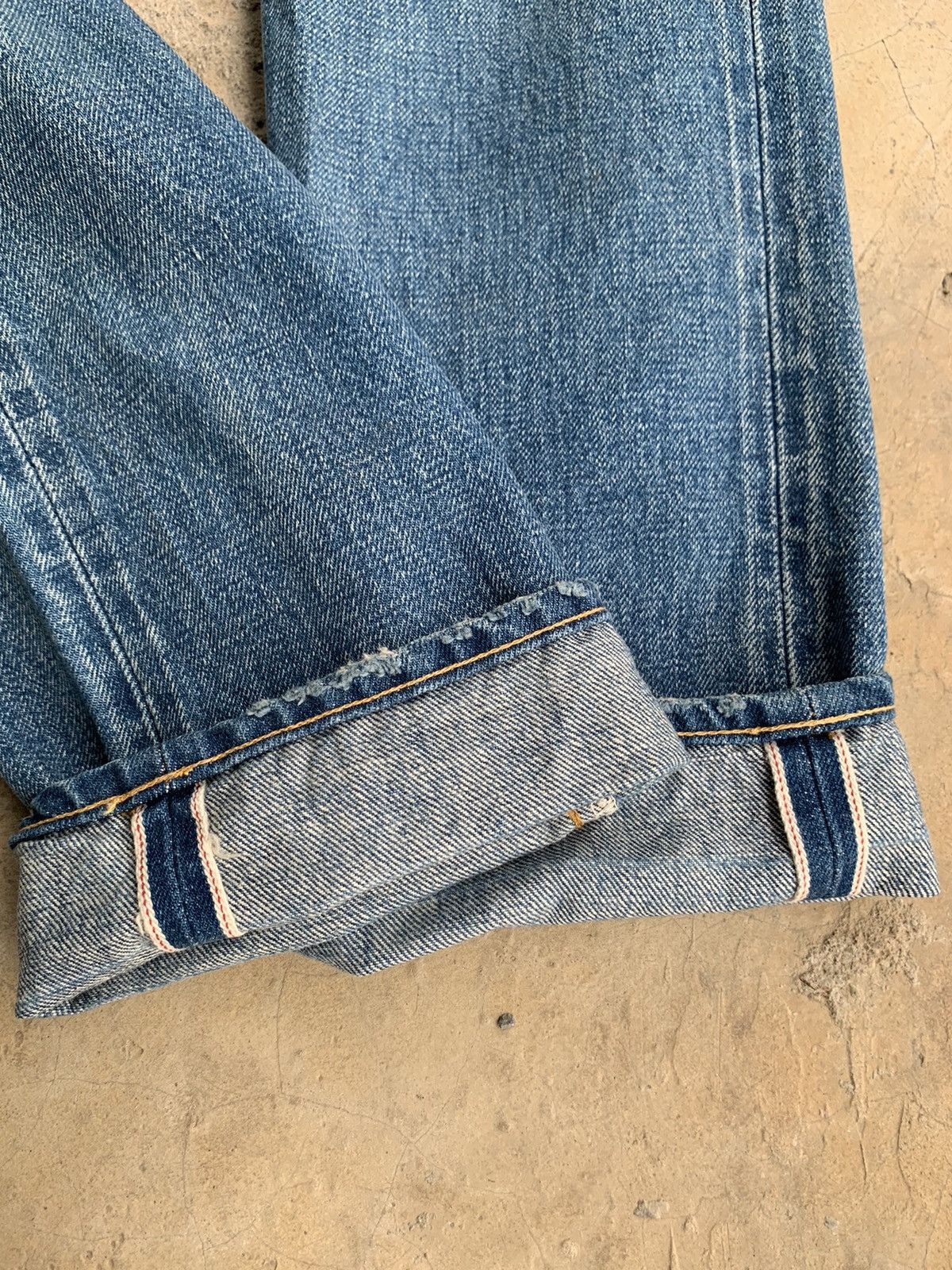 URBAN RESEARCH DOORS Urban Research Redline Selvedge Distressed Denim Size US 30 / EU 46 - 5 Thumbnail
