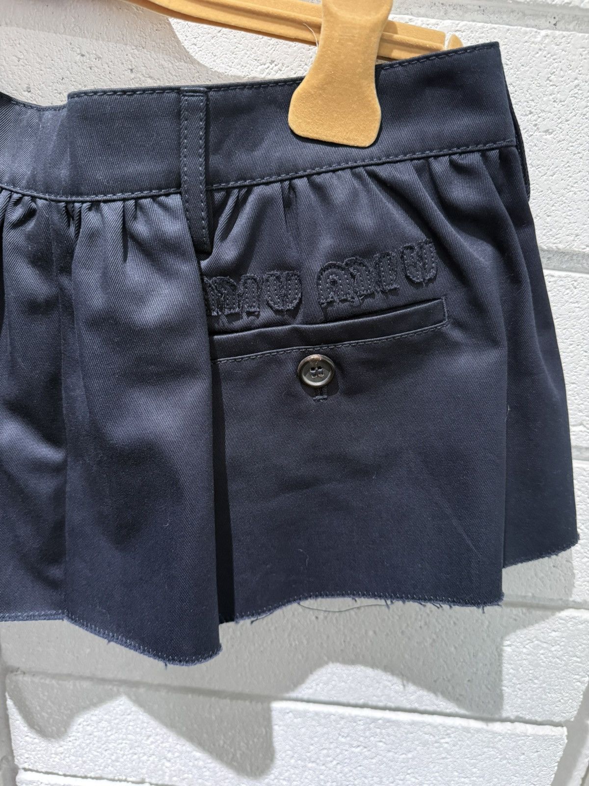 Miu Miu Miu Miu Chino Mini Skirt Size 27" / US 4 / IT 40 - 2 Thumbnail