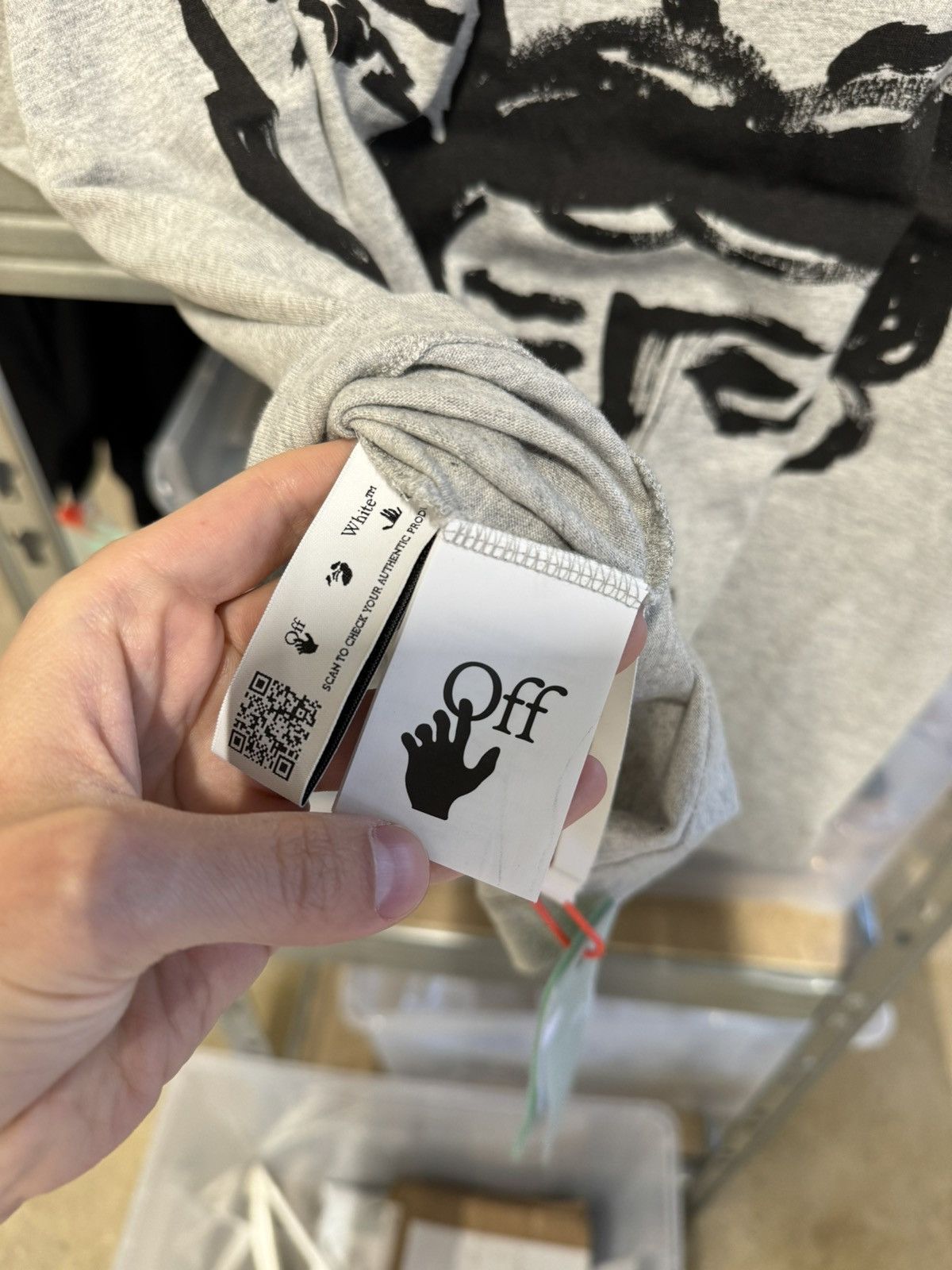 Off-White Off-White Faces T-shirt NEW 500$ retail Size US L / EU 52-54 / 3 - 6 Thumbnail