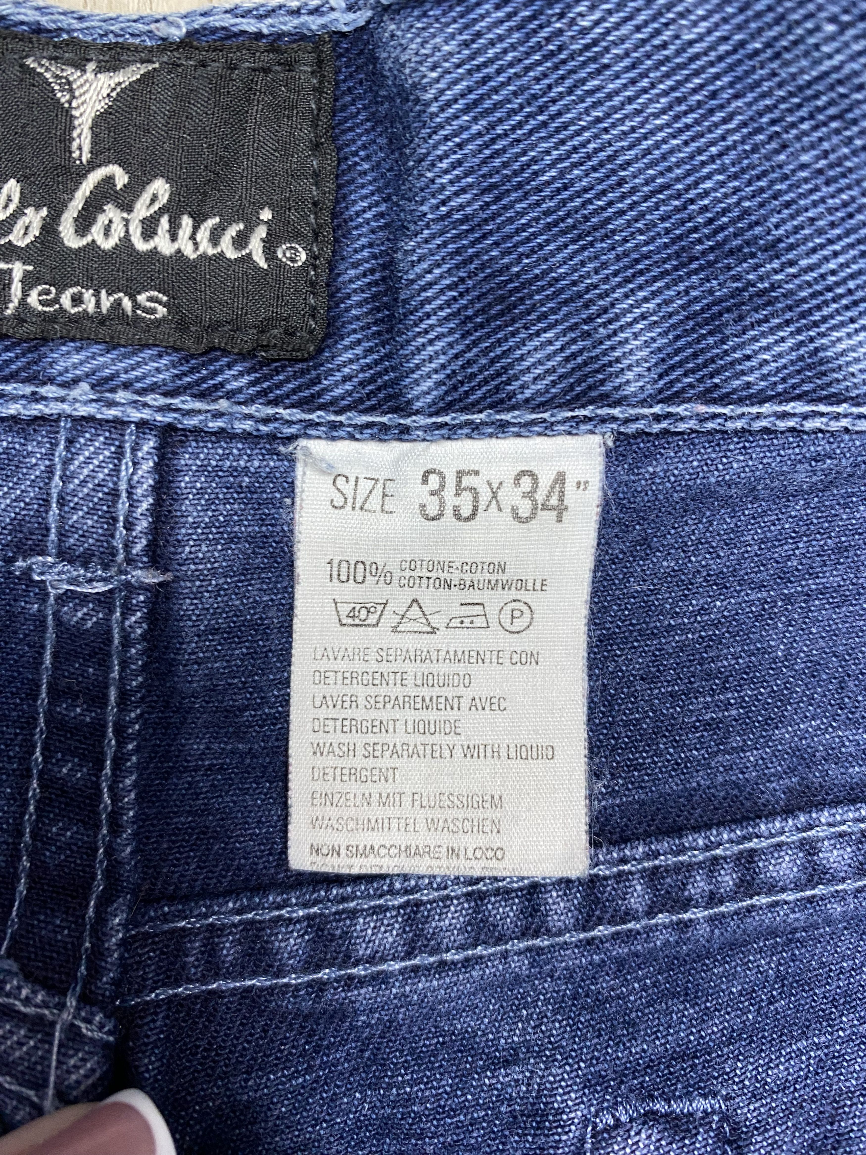 Carlo Colucci Carlo Colucci 90s Vintage Mens Denim Pants Jeans Size US 35 - 6 Thumbnail