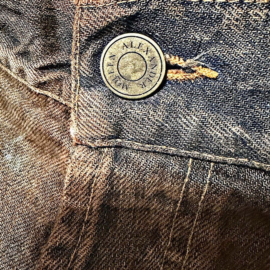 Alexander McQueen Authentic Alexander McQueen 05 AW Mudded Denim Size US 34 / EU 50 - 3 Thumbnail