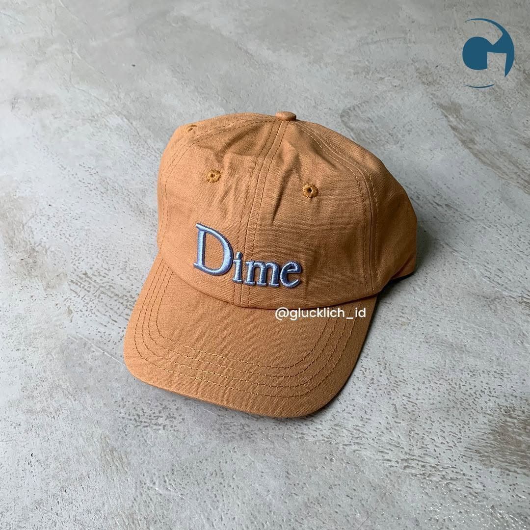 Dime Dime, Classic 3D Logo Cap in Washed Orange Size ONE SIZE - 2 Thumbnail