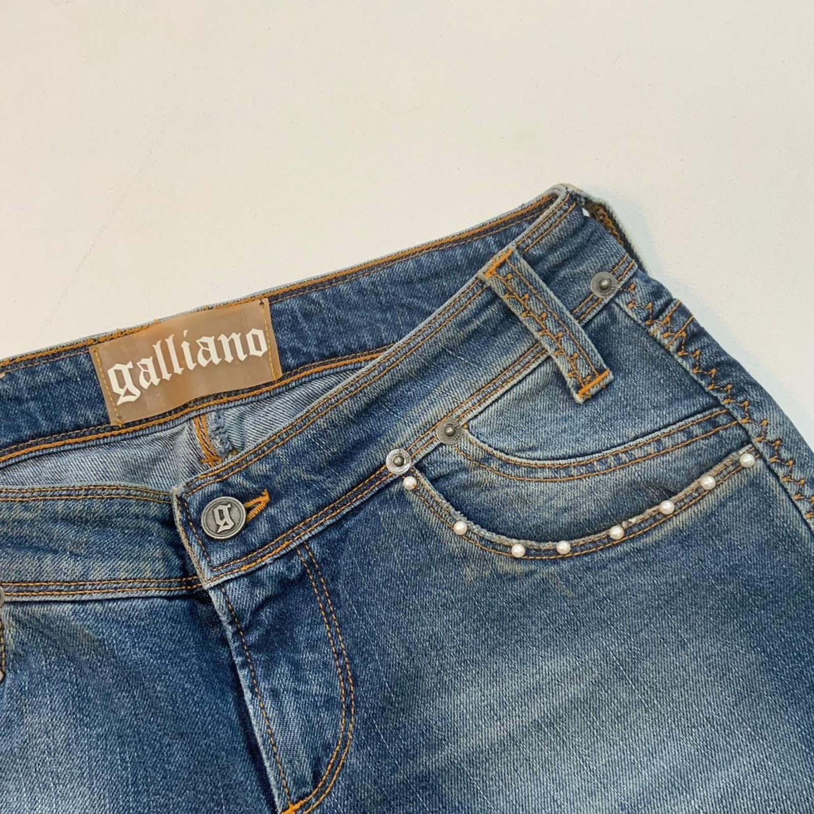 John Galliano Vintage john galliano embellished denim Size 28" / US 6 / IT 42 - 4 Thumbnail