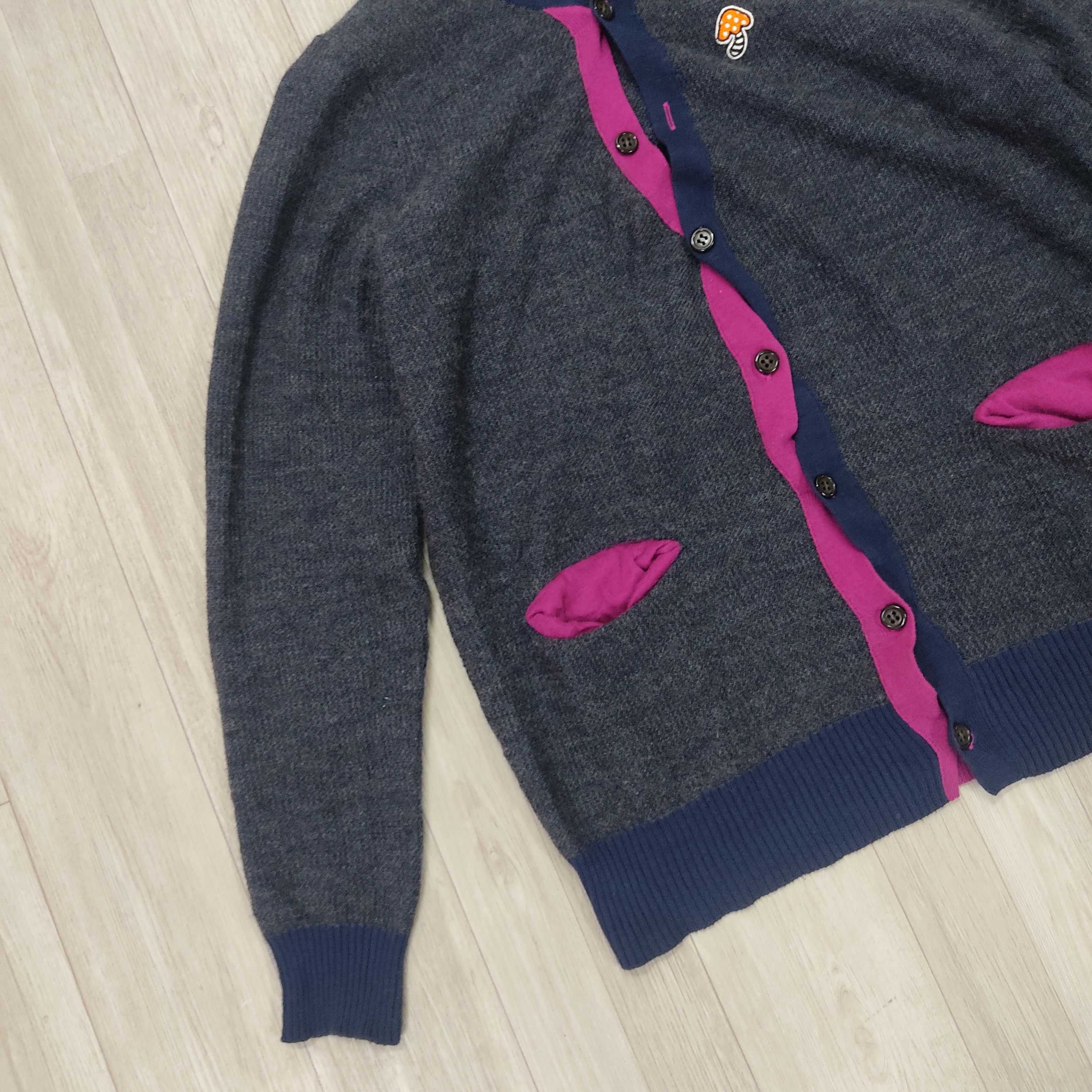 Frapbois FRAPBOIS by Issey Miyake Half Wool Hooded Cardigan Size M / US 6-8 / IT 42-44 - 14 Thumbnail