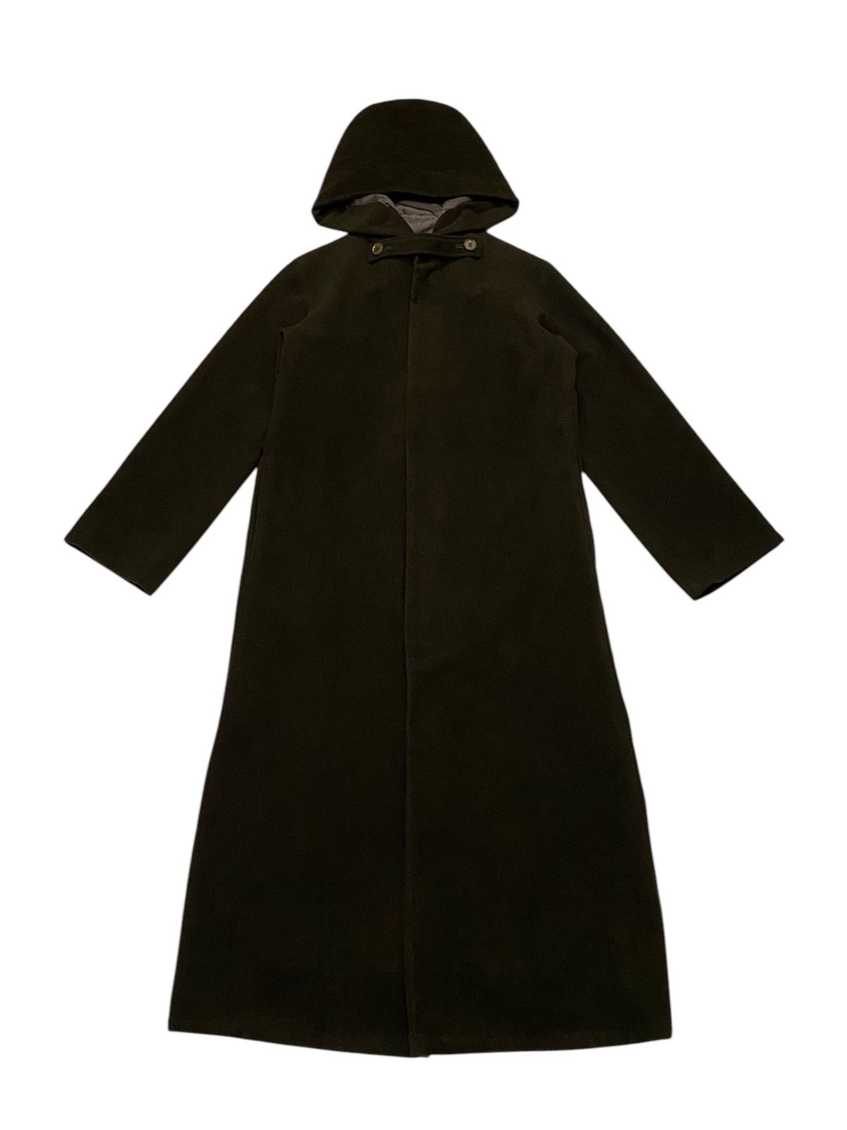 Yohji Yamamoto Y’s Yohji Yamamoto Wool Hoodie Long Coats Size L / US 10 / IT 46 - 4 Thumbnail