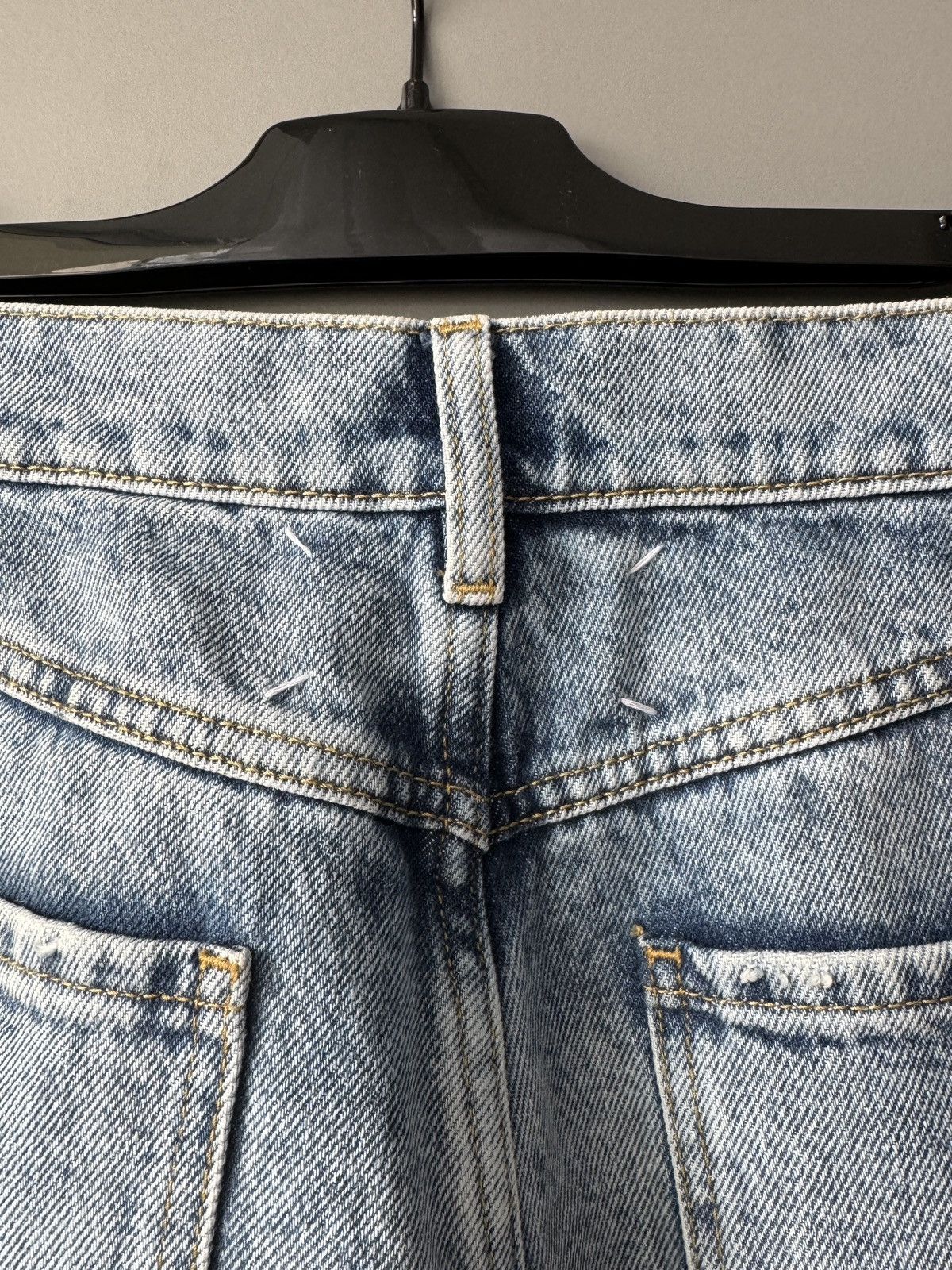Maison Margiela Maison Margiela Blue Slit Cut Out Jeans 2023 Size 25" / US 0 / IT 36 - 6 Thumbnail