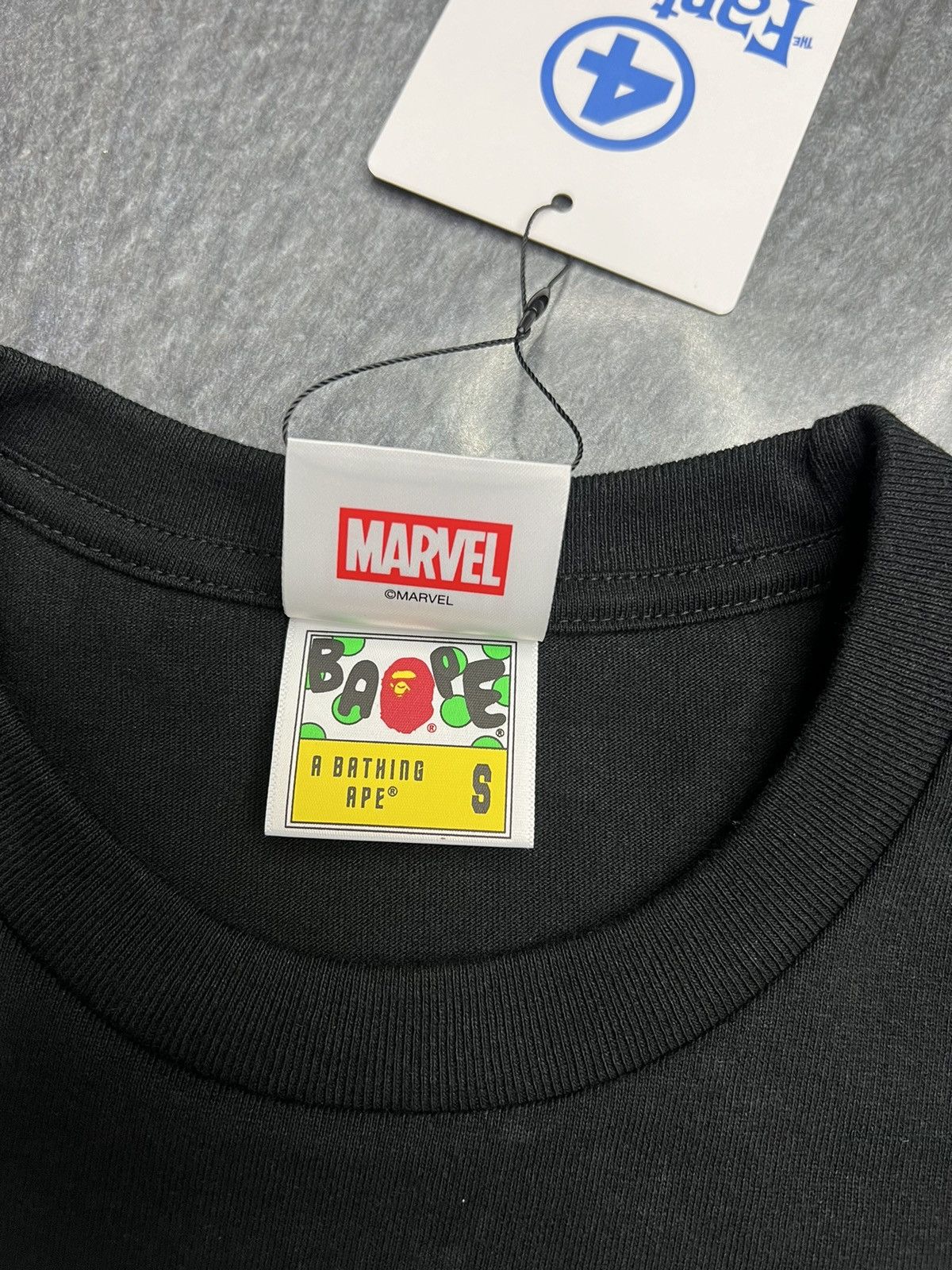 Bape × Marvel Comics Bape x Marvel Fantastic 4 Logo T-Shirt Size US L / EU 52-54 / 3 - 4 Thumbnail