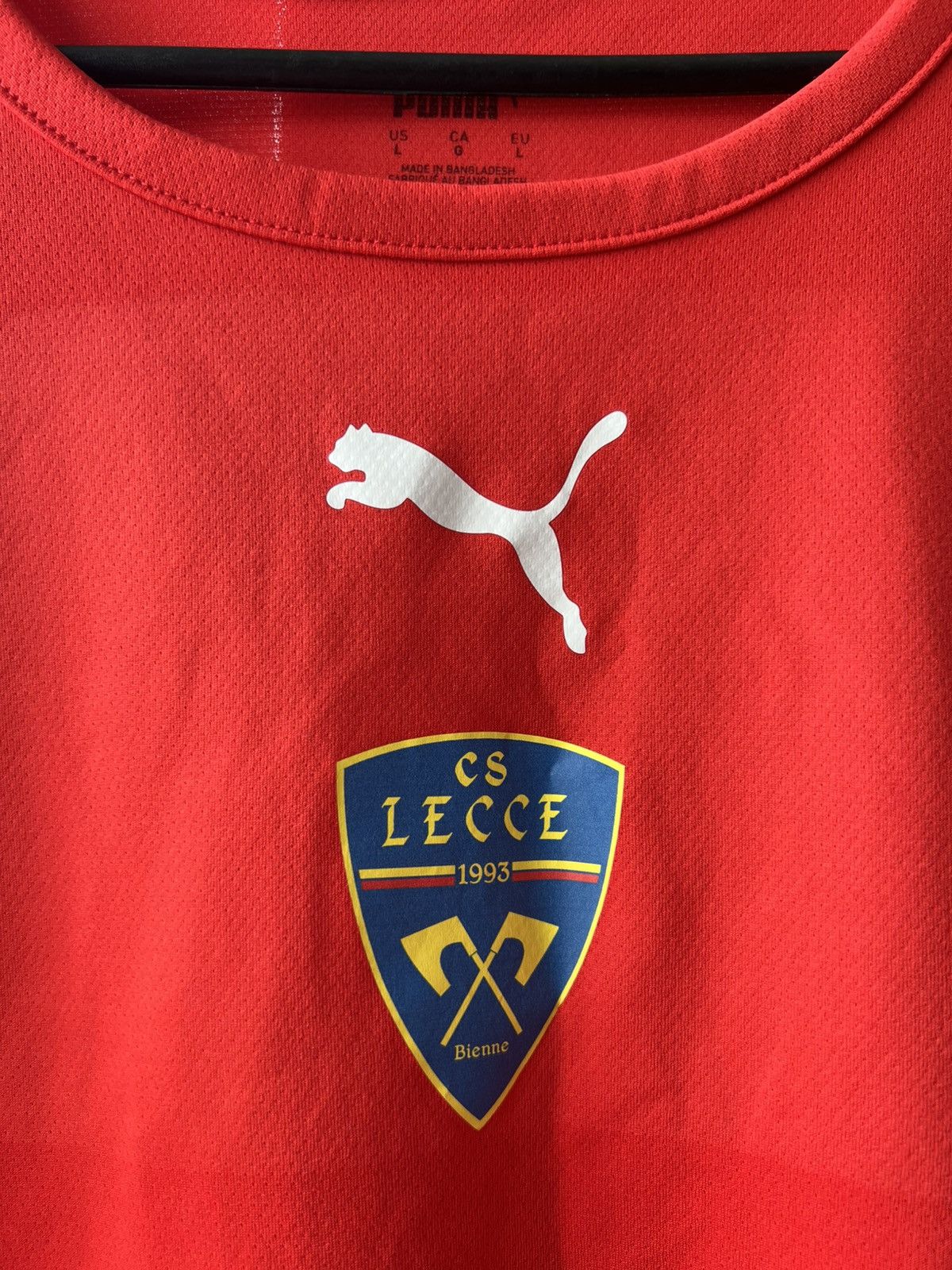 Puma 2022 CS LECCE BIENNE SOCCER JERSEY FOOTBALL SHIRT RED Size US L / EU 52-54 / 3 - 5 Thumbnail