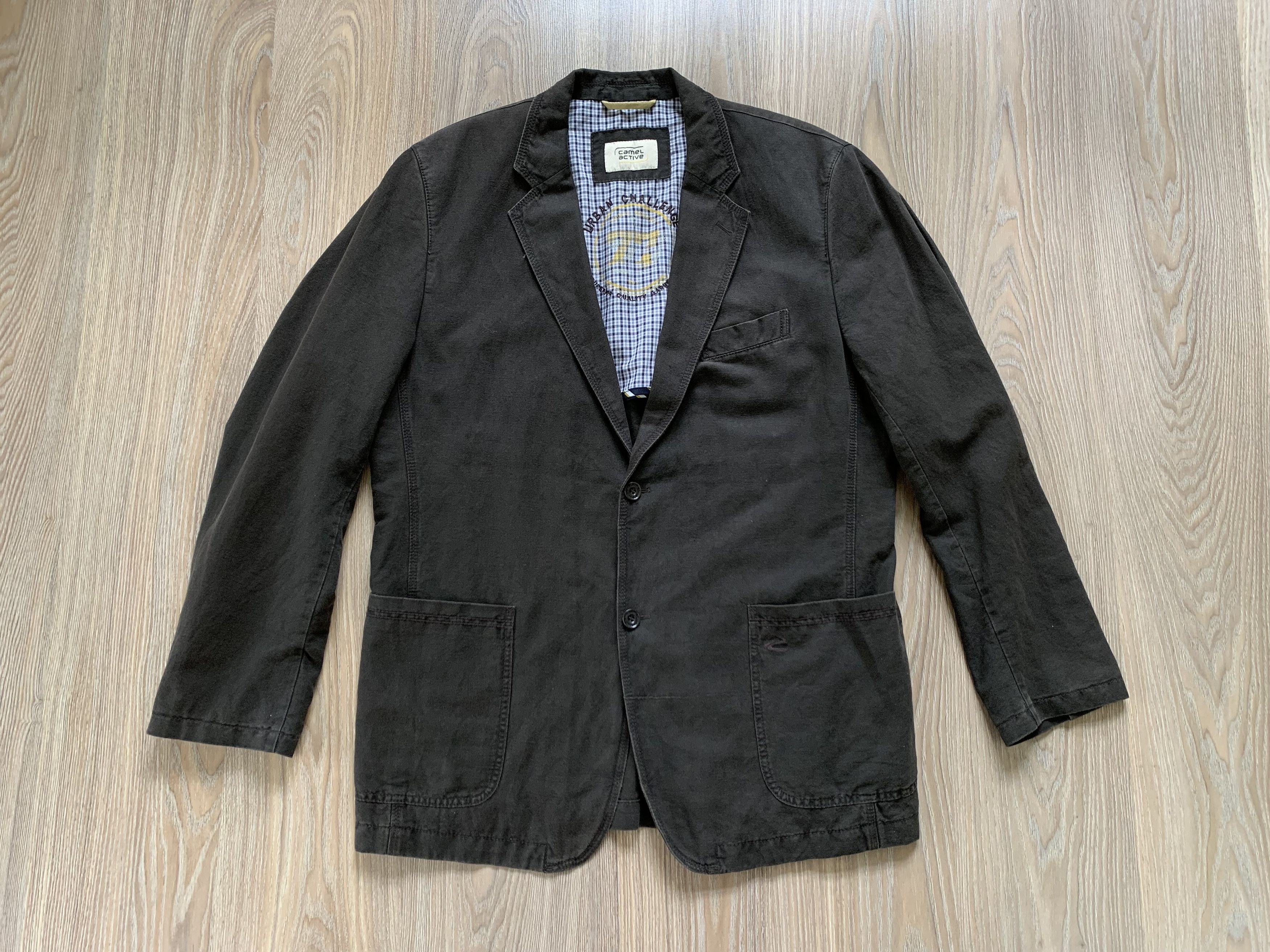 Vintage × camel active Camel Active Casual Linen Blazer Jacket Size 52L - 2 Thumbnail