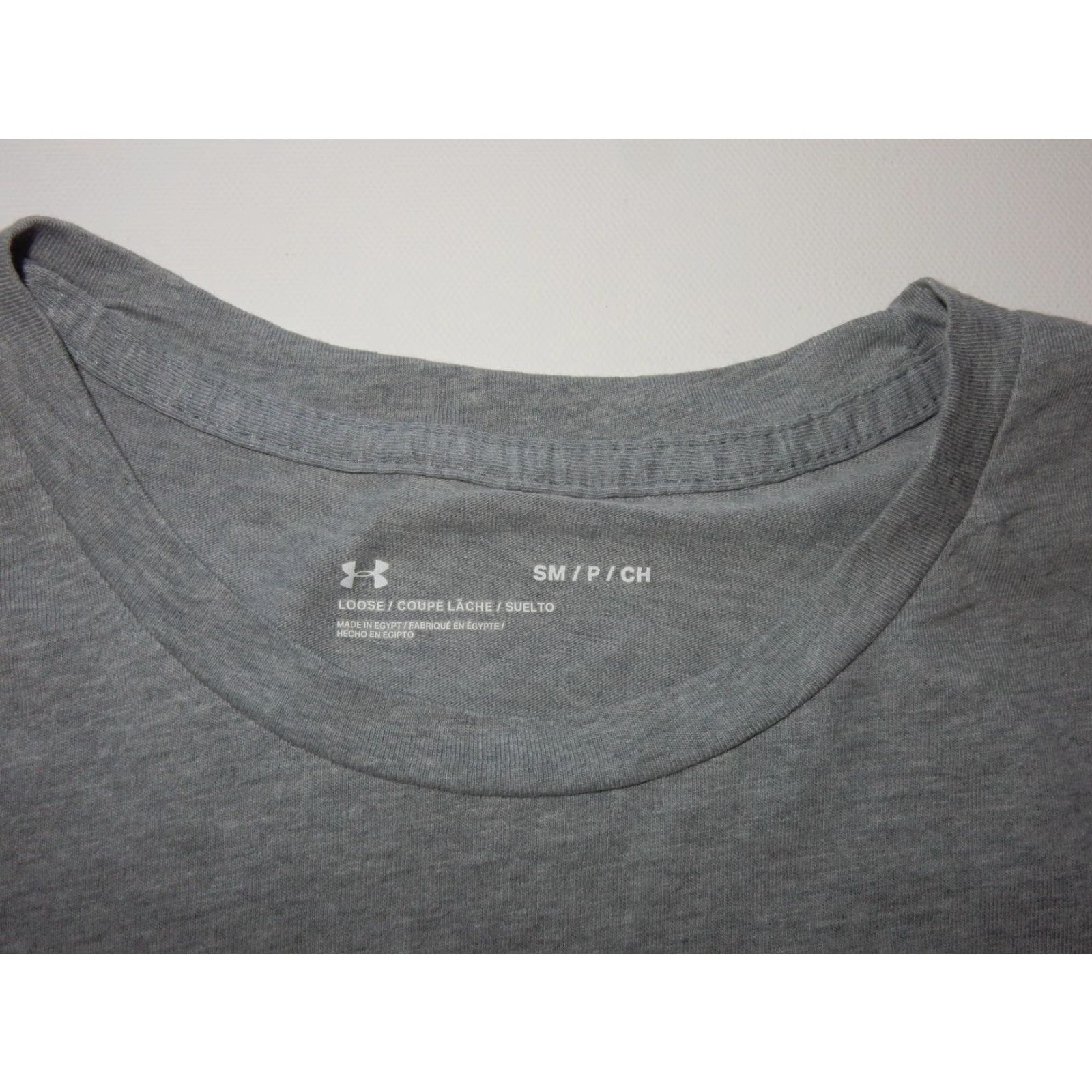 Under Armour VINTAGE Under Armour Men's T-Shirt Size Small Gray Graphic Summer Lacrosse Shirt Men Size US S / EU 44-46 / 1 - 3 Thumbnail