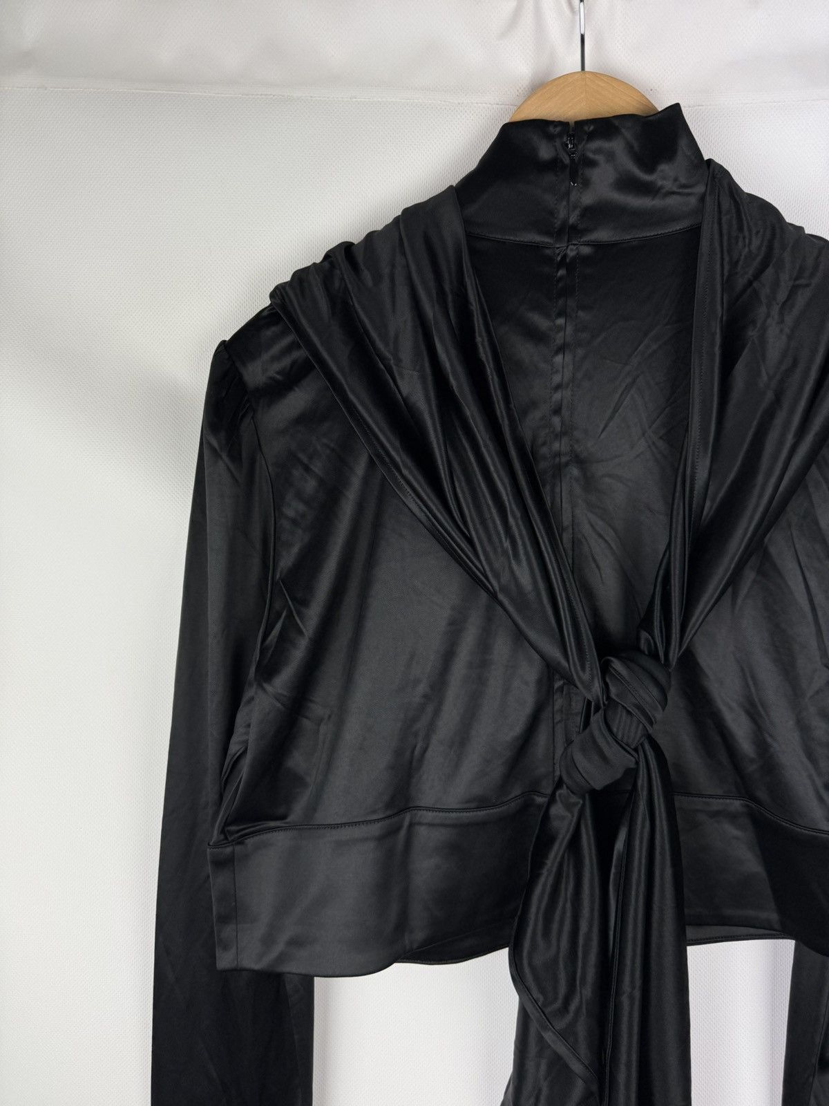 Paco Rabanne Paco Rabanne H&M Ladies Long Sleeve Buckle Top Blouse Tunic Size XXL / US 16-18 / IT 52-54 - 13 Thumbnail
