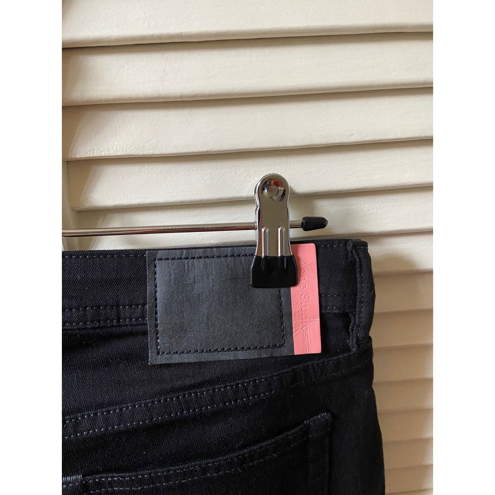 Acne Studios Acne Studios Climb Stay Black Denim Skinny Fit Jeans Pants Size 30" / US 8 / IT 44 - 7 Thumbnail