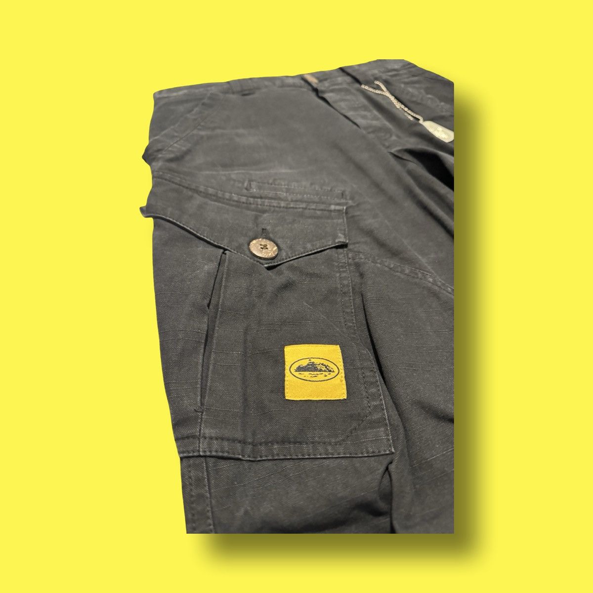 Corteiz Corteiz Black Storm Cargo Trousers Pants - Waist 32 / Medium Size US 32 / EU 48 - 4 Thumbnail