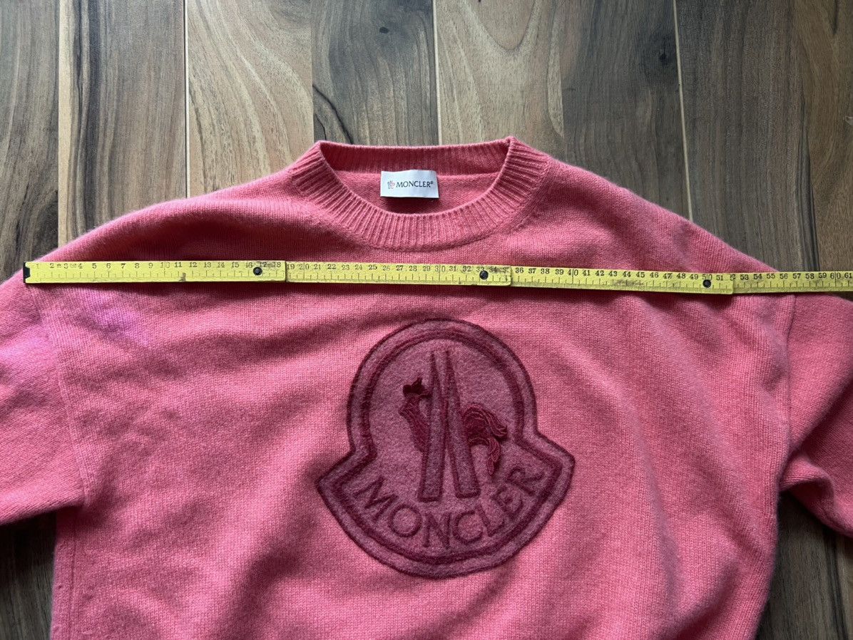 Moncler Moncler Big Logo Maglione Tricot Sweater Size S / US 4 / IT 40 - 14 Thumbnail