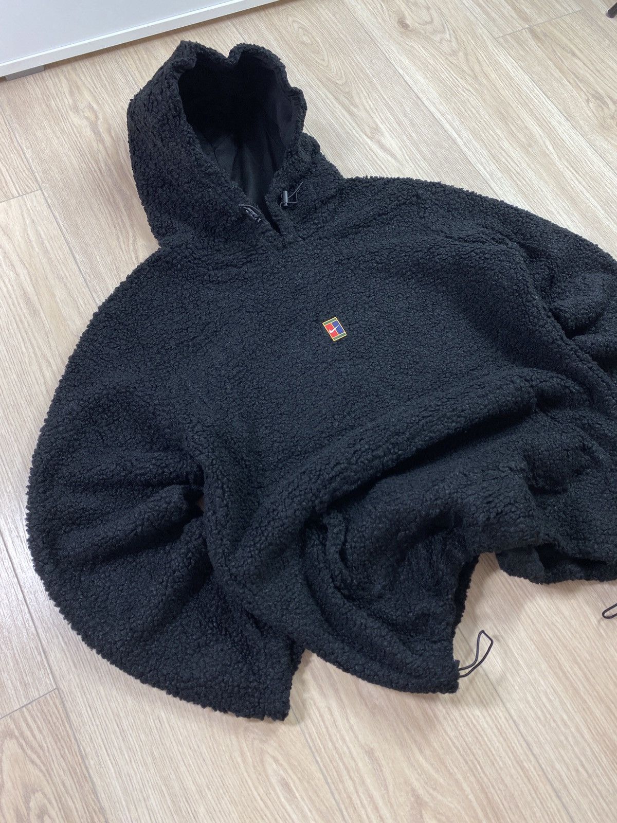 Nike × Vintage Vintage Nike Court Hoodie Center Logo Fleece Hoodie Y2K Boxy Size US M / EU 48-50 / 2 - 3 Thumbnail