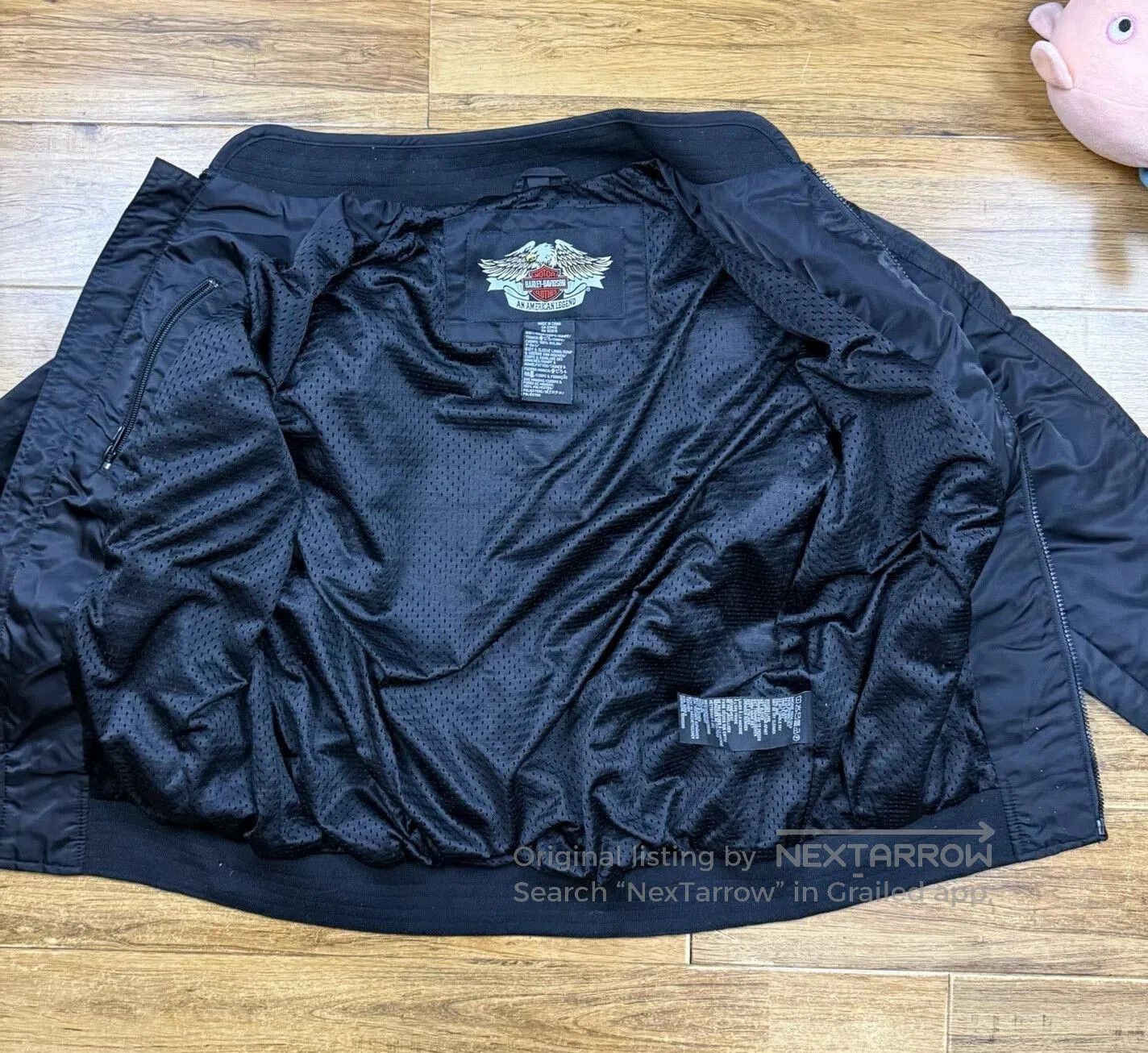 Other Harley Style Biker Jacket with Hood. Size US M / EU 48-50 / 2 - 3 Thumbnail