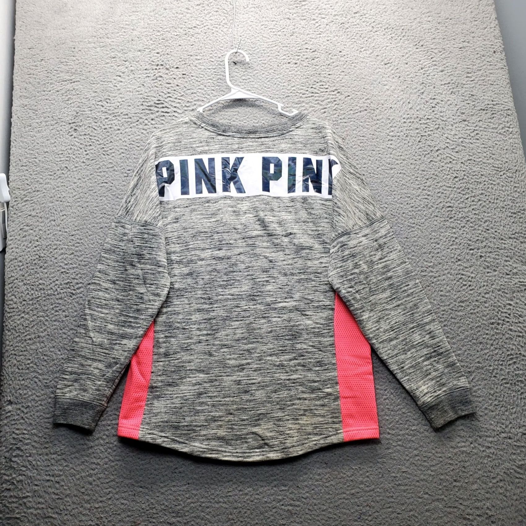 Victoria's Secret VINTAGE Victoria's Secret PINK Sweatshirt Womens S Multi Long Sleeve Crew Neck Pullover Size S / US 4 / IT 40 - 2 Thumbnail