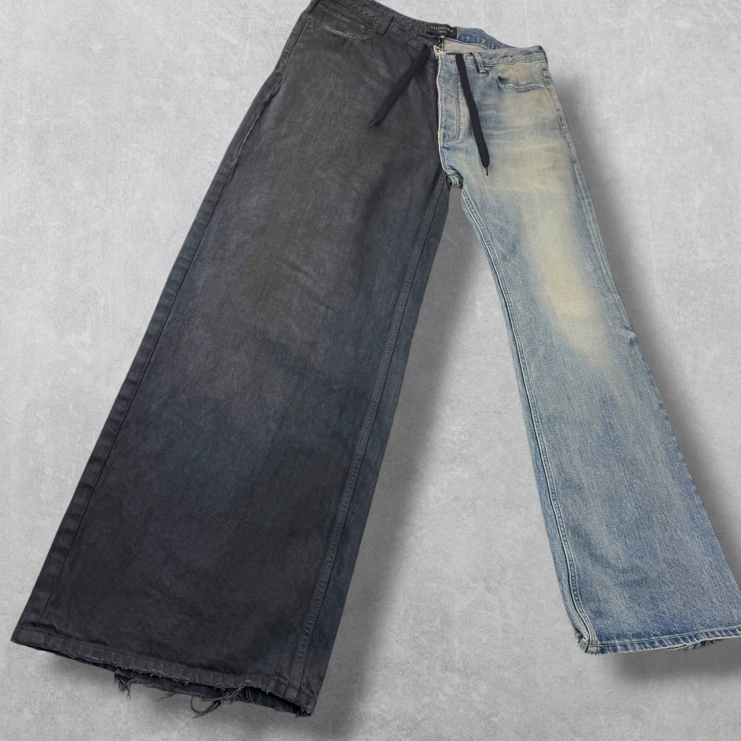 Balenciaga Balenciaga 50/50 Blue Jeans M (34) Size US 38 / EU 54 - 4 Thumbnail