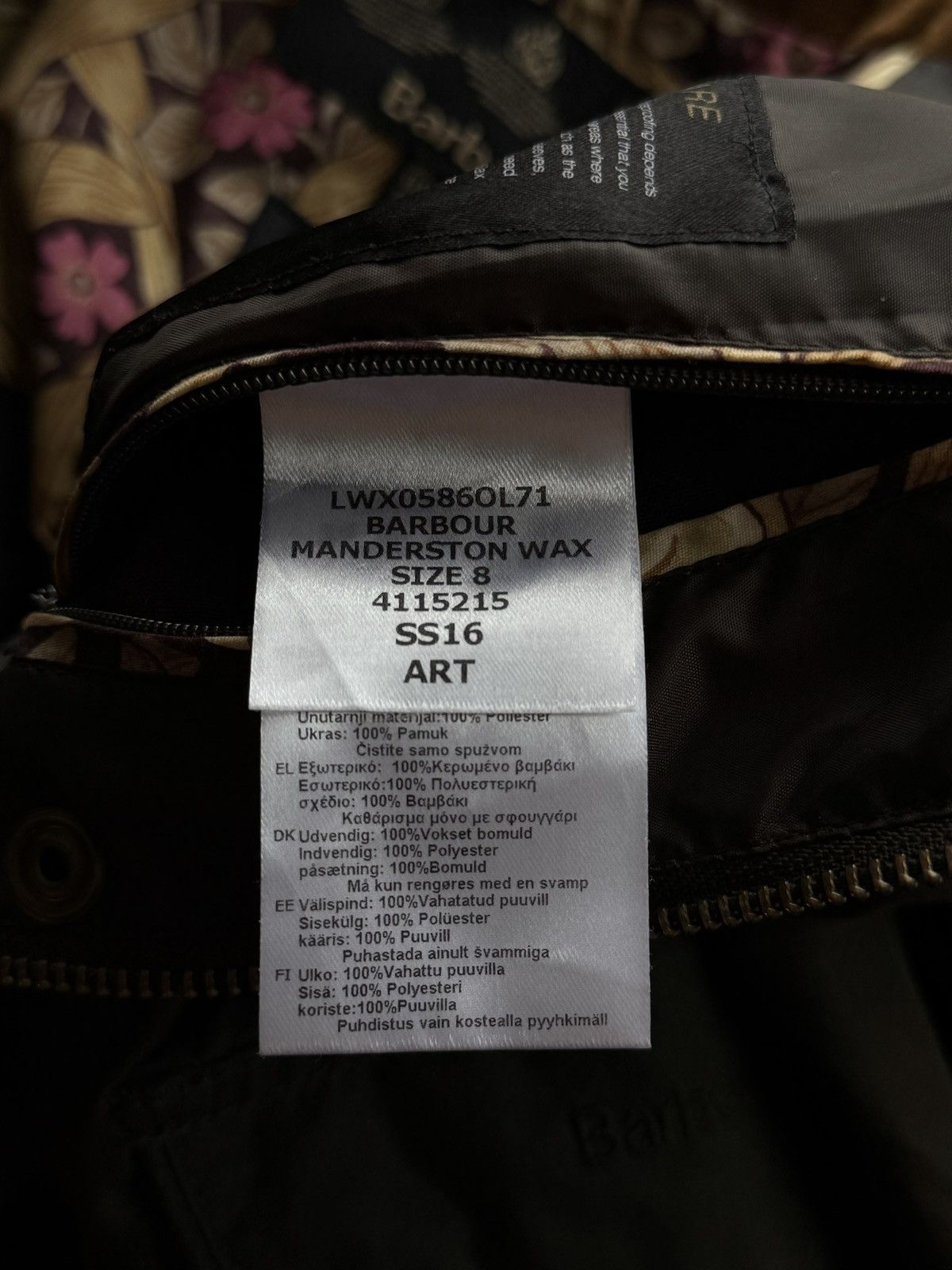 Barbour Barbour x William Morris Manderston waxed jacket Size S / US 4 / IT 40 - 11 Thumbnail