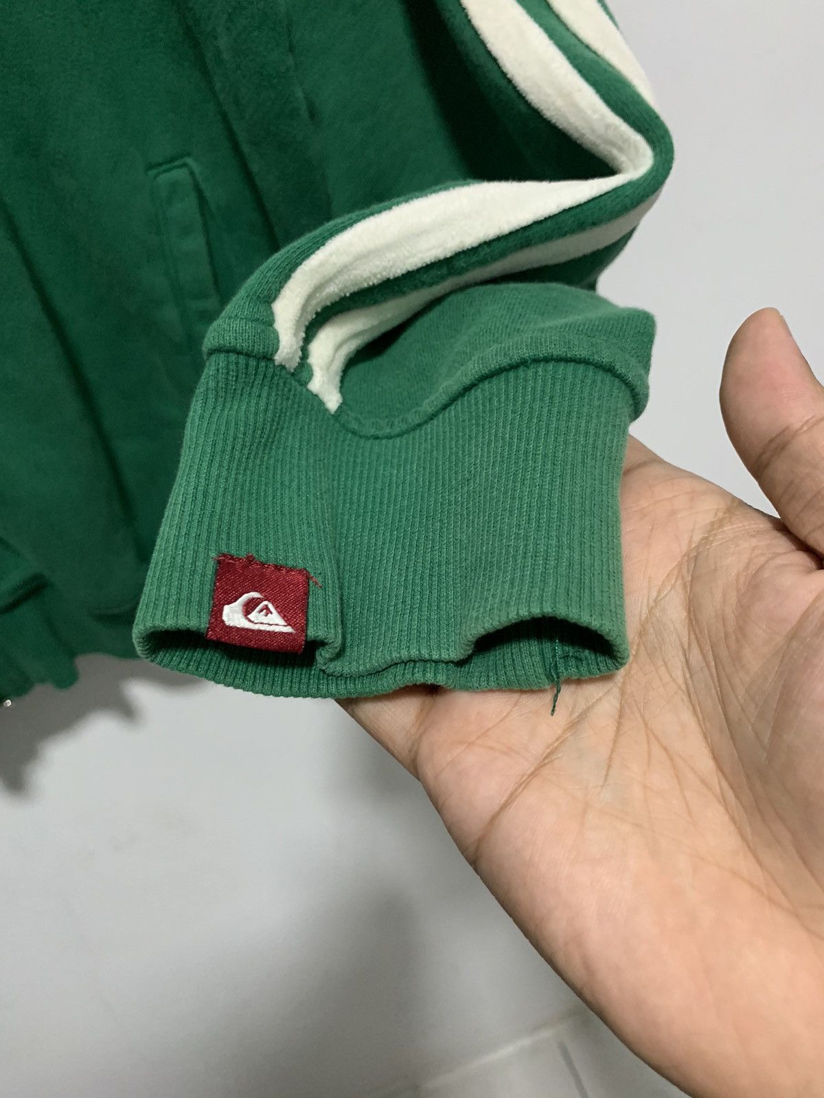 Quiksilver × Vintage Vintage Quiksilver Green 69 Light Jacket Size US L / EU 52-54 / 3 - 7 Thumbnail