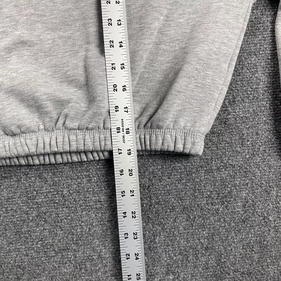 Zara Zara Hoodie Womens Medium Gray Crop Pullover Casual Adults Size M / US 6-8 / IT 42-44 - 7 Thumbnail