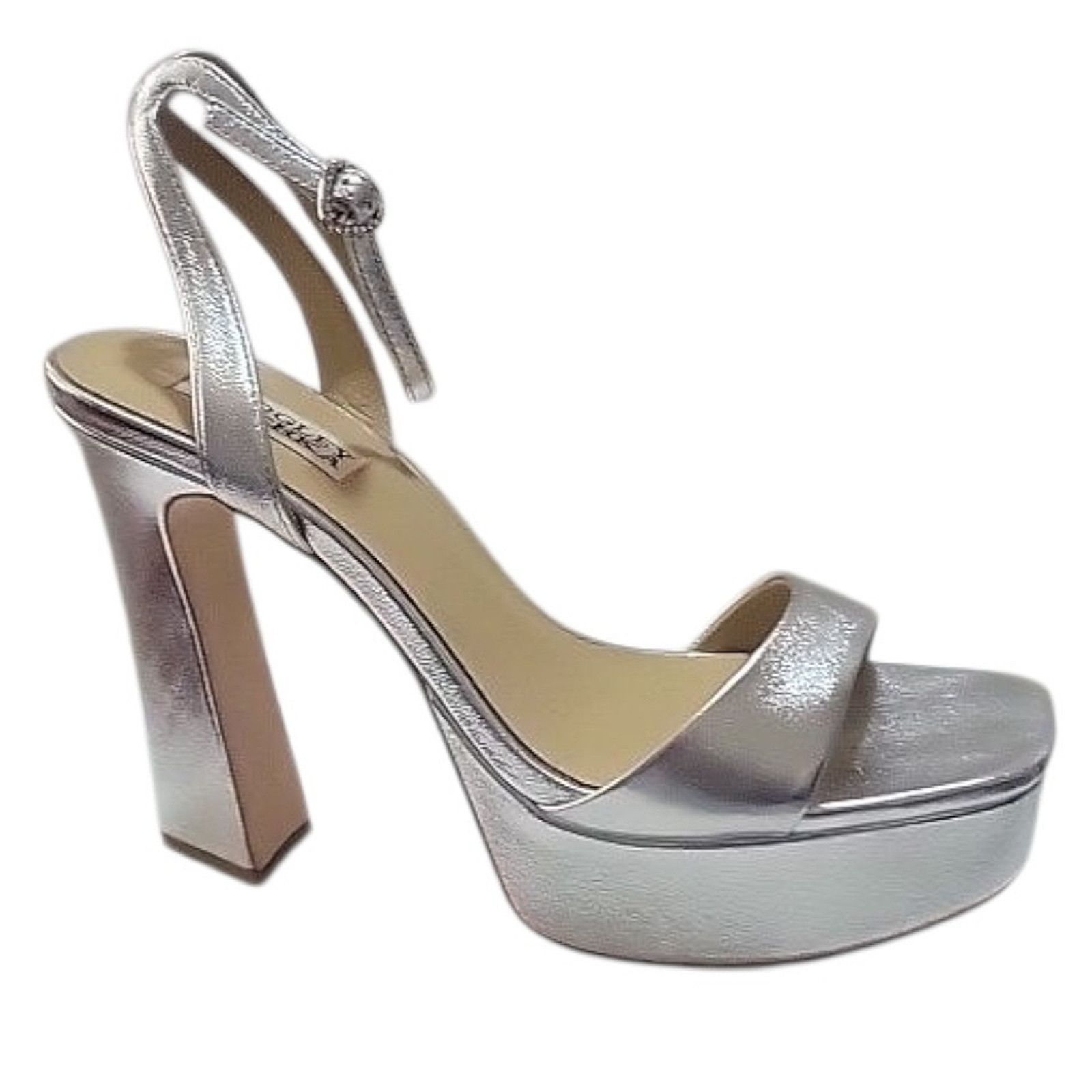 Badgley Mischka Caia Square Toe Heel Platform Women Size 9