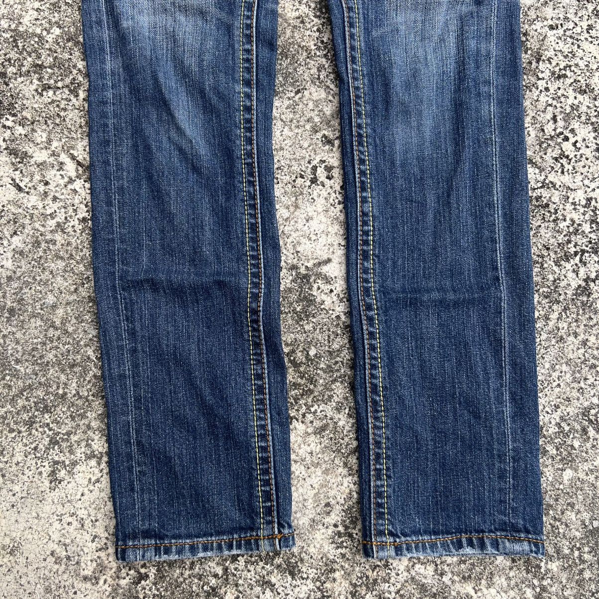 Japanese Brand “BACK NUMBER” EMBROIDERY SLIM FIT PUNK JEANS Size US 27 - 6 Thumbnail