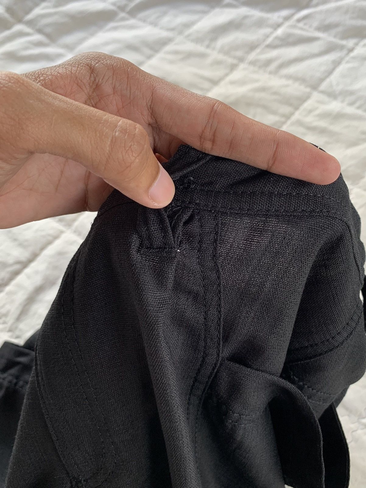 Issey Miyake Issey Miyake Linen Side Pocket Ankle Pant Size US 33 - 6 Thumbnail