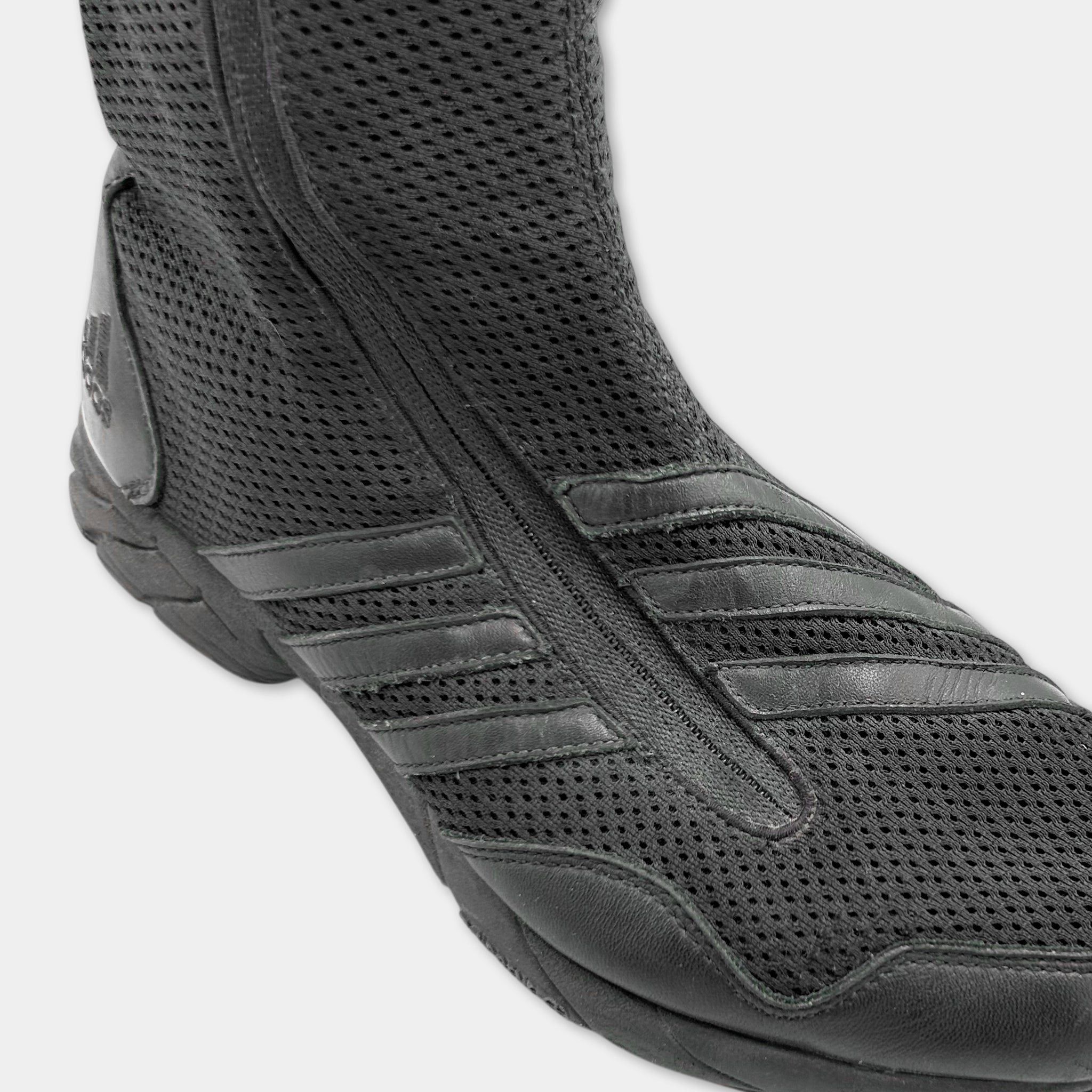 Yohji Yamamoto Adidas x Y-3 Yohji Yamamoto "Regu" Mesh High-Top Knee Boots Size US 7.5 / IT 37.5 - 4 Thumbnail