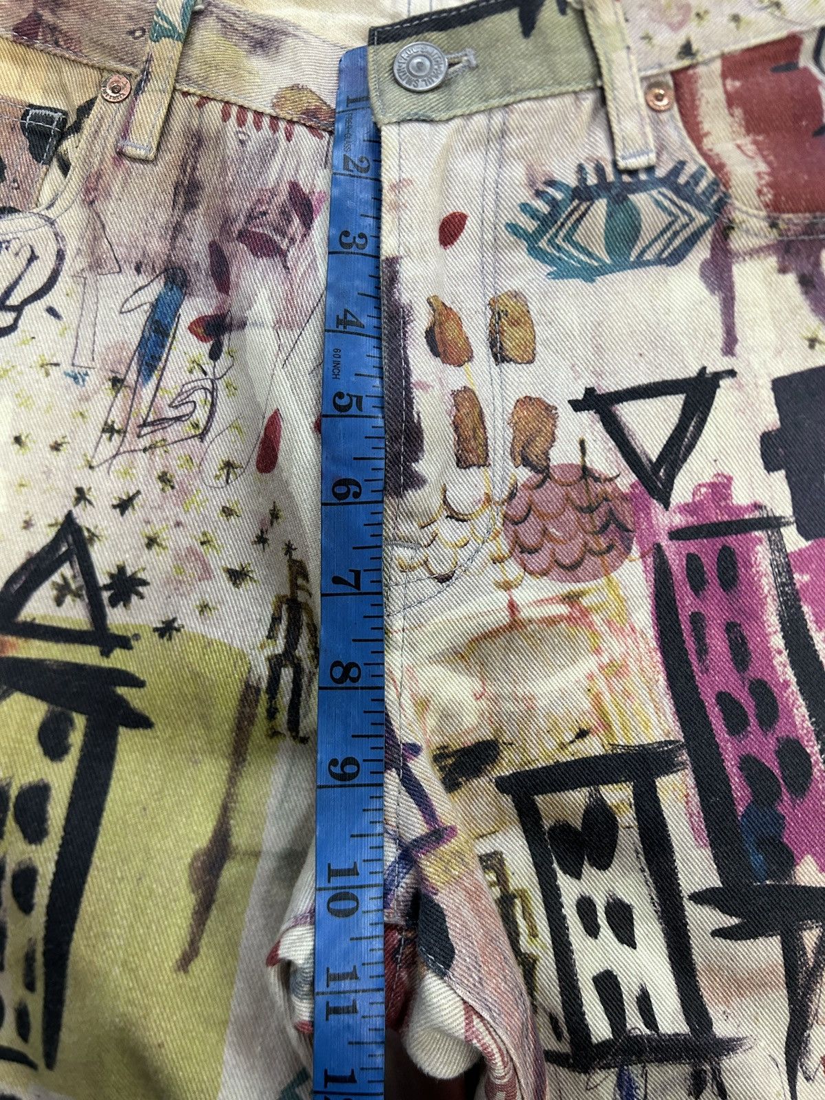 Paul Smith Paul Smith X Jean Michel Basquiat Jeans Size US 31 - 14 Thumbnail