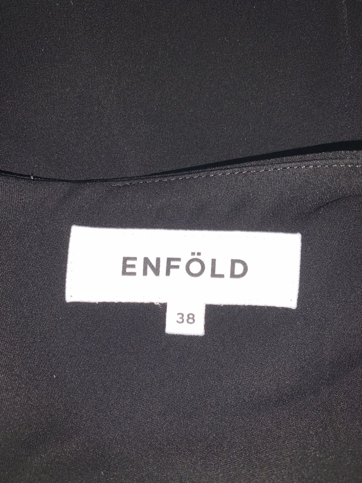 Designer Enfold Asymetric Dress Size XS / US 0-2 / IT 36-38 - 4 Thumbnail