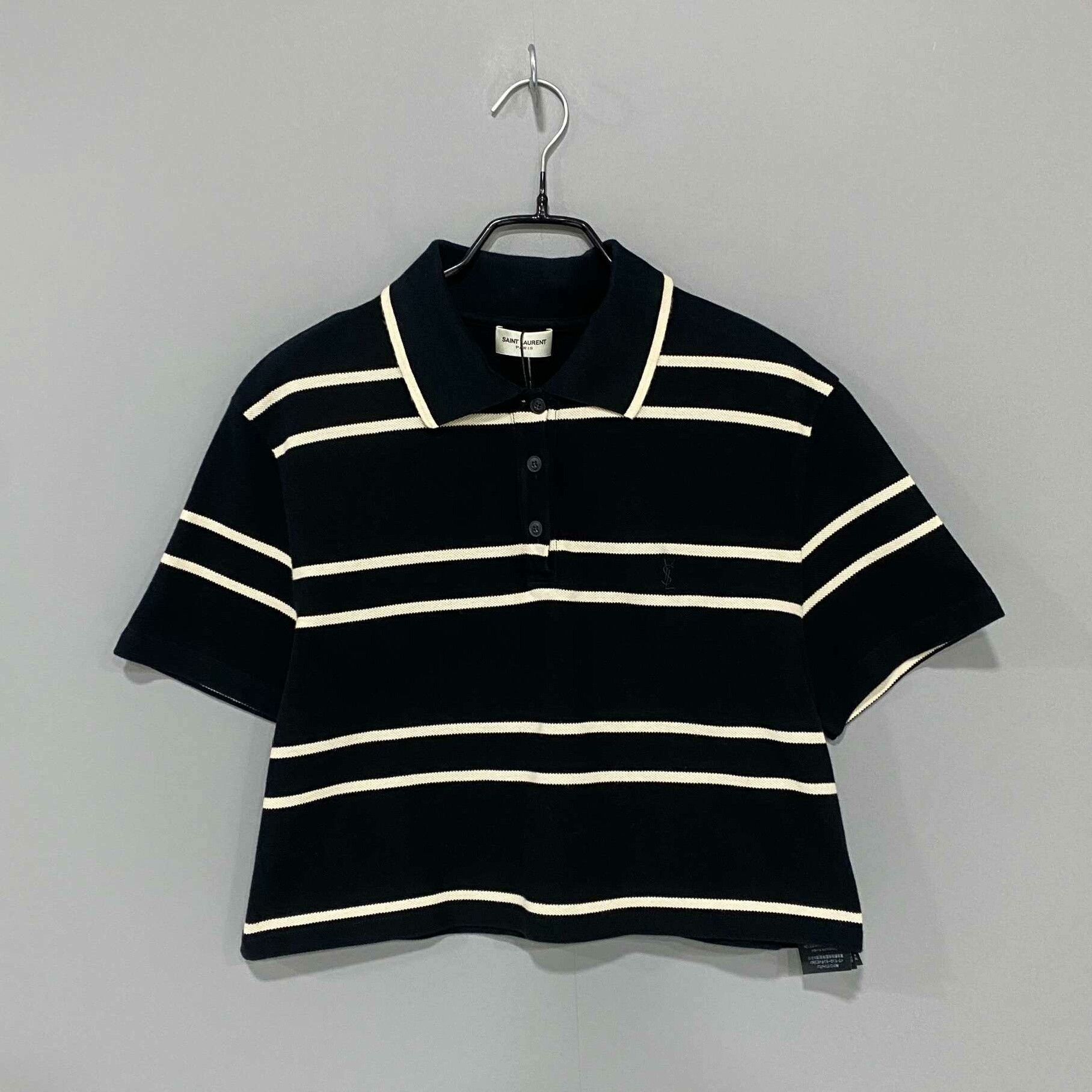Saint Laurent Paris Saint Laurent Paris Retro Embroidered T-Shirt L Women Size L / US 10 / IT 46 - 1 Thumbnail