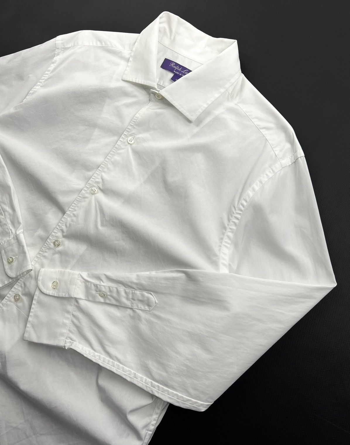 Ralph Lauren Purple Label Ralph Lauren Purple Label White Button-Up Shirt Women’s L 12 Size L / US 10 / IT 46 - 6 Thumbnail