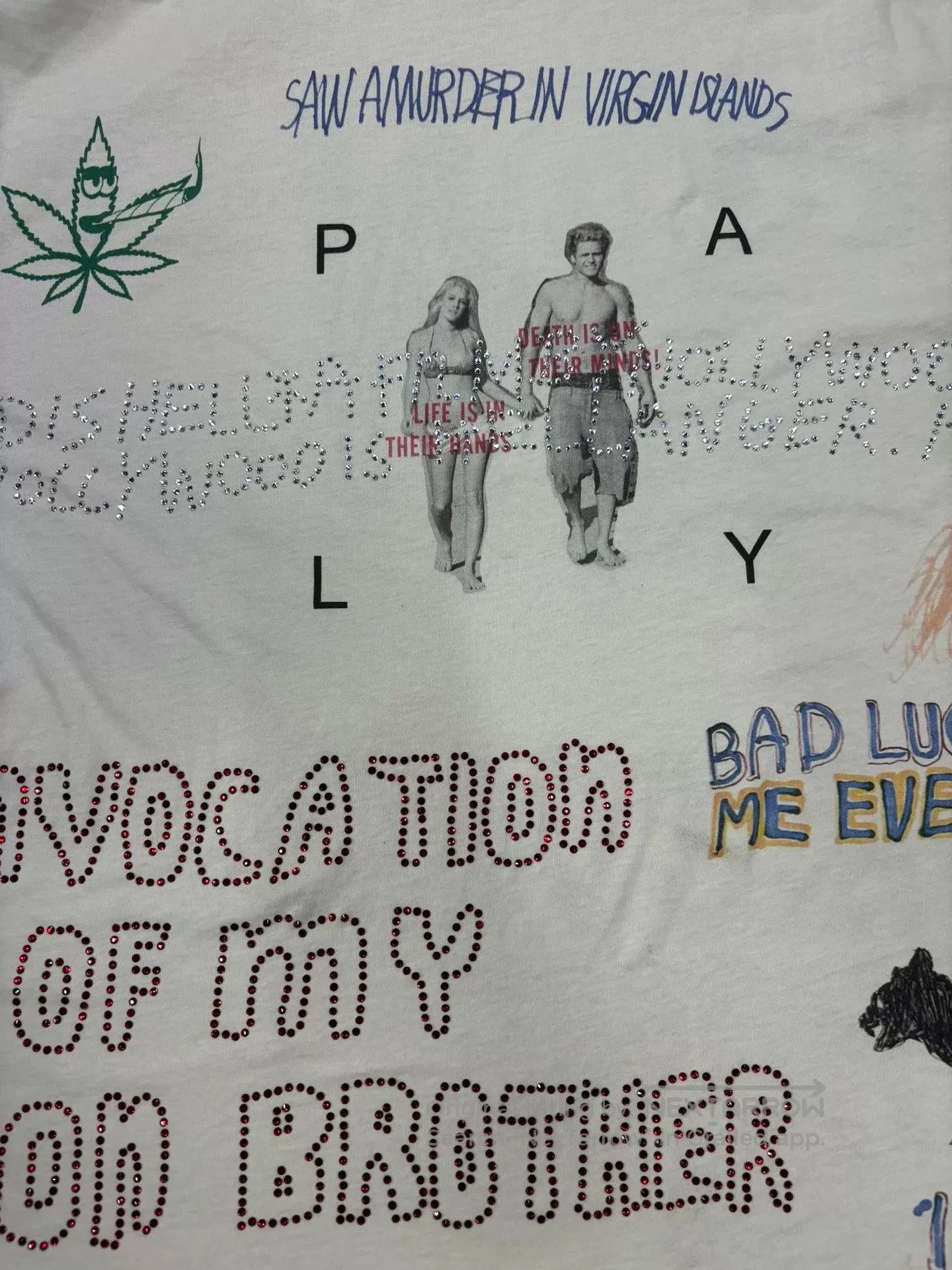 Paly Hollywood paly hollywood graffiti graphic t. Size US XL / EU 56 / 4 - 3 Thumbnail