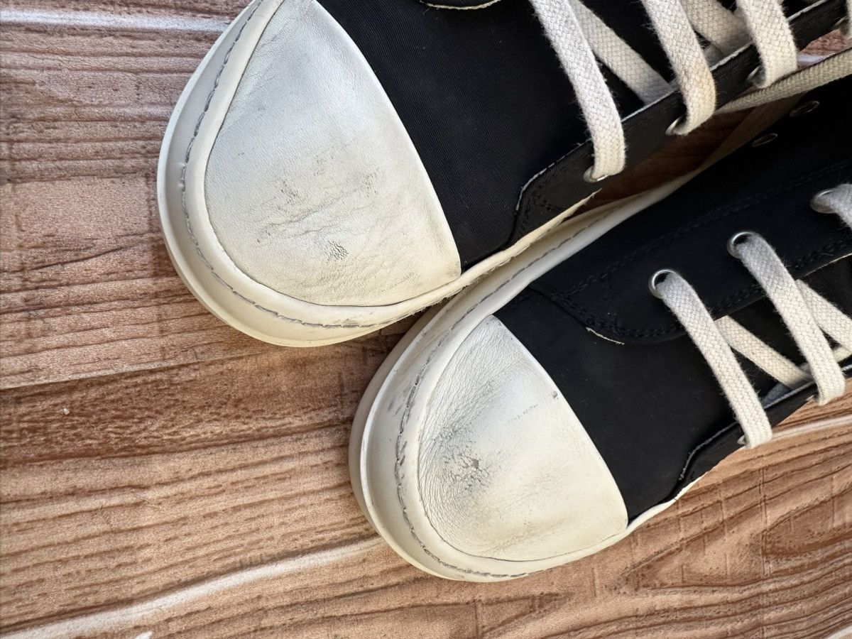 Rick Owens Rick Owens DRKSHDW Nylon Ramones Black Milk Hightops Size US 8.5 / EU 41-42 - 10 Thumbnail