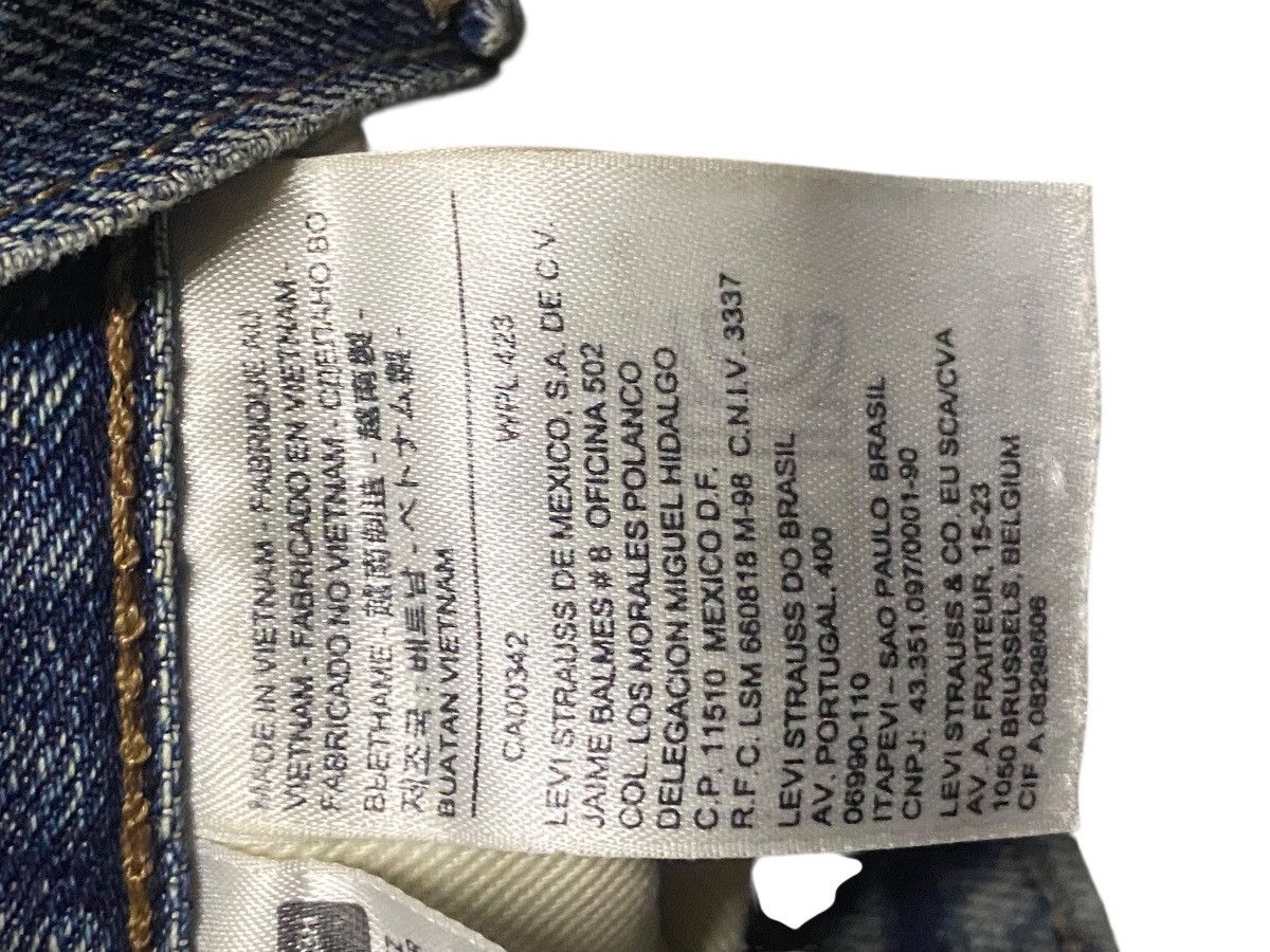 Levi's Vintage Clothing Vintage Levis 501 Mud Wash Y2K Loose Ripped Jeans Size US 33 - 19 Thumbnail