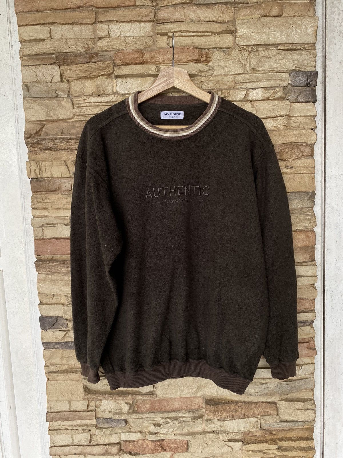 Designer × Japanese Brand × Vintage Vintage My House Home Fleece Sweatshirt Size US M / EU 48-50 / 2 - 1 Thumbnail