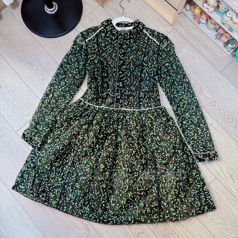 Fendi Fendi Long Sleeve Floral Dress Size XS / US 0-2 / IT 36-38 - 4 Thumbnail