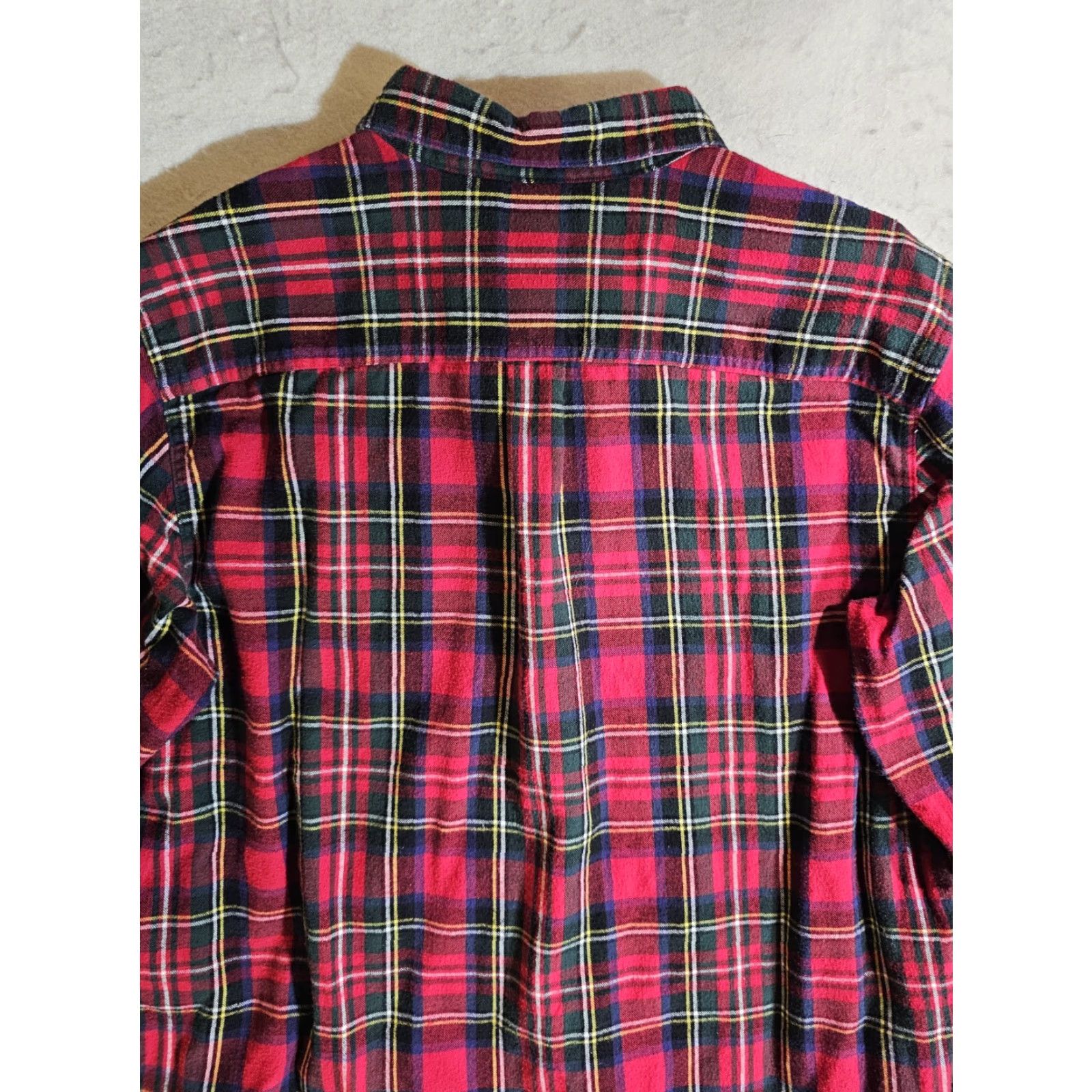 Vintage VINTAGE L.L. Bean Button-Up Flannel Shirt Mens Large Red Plaid Long Sleeve Traditional Fit Size US L / EU 52-54 / 3 - 7 Thumbnail