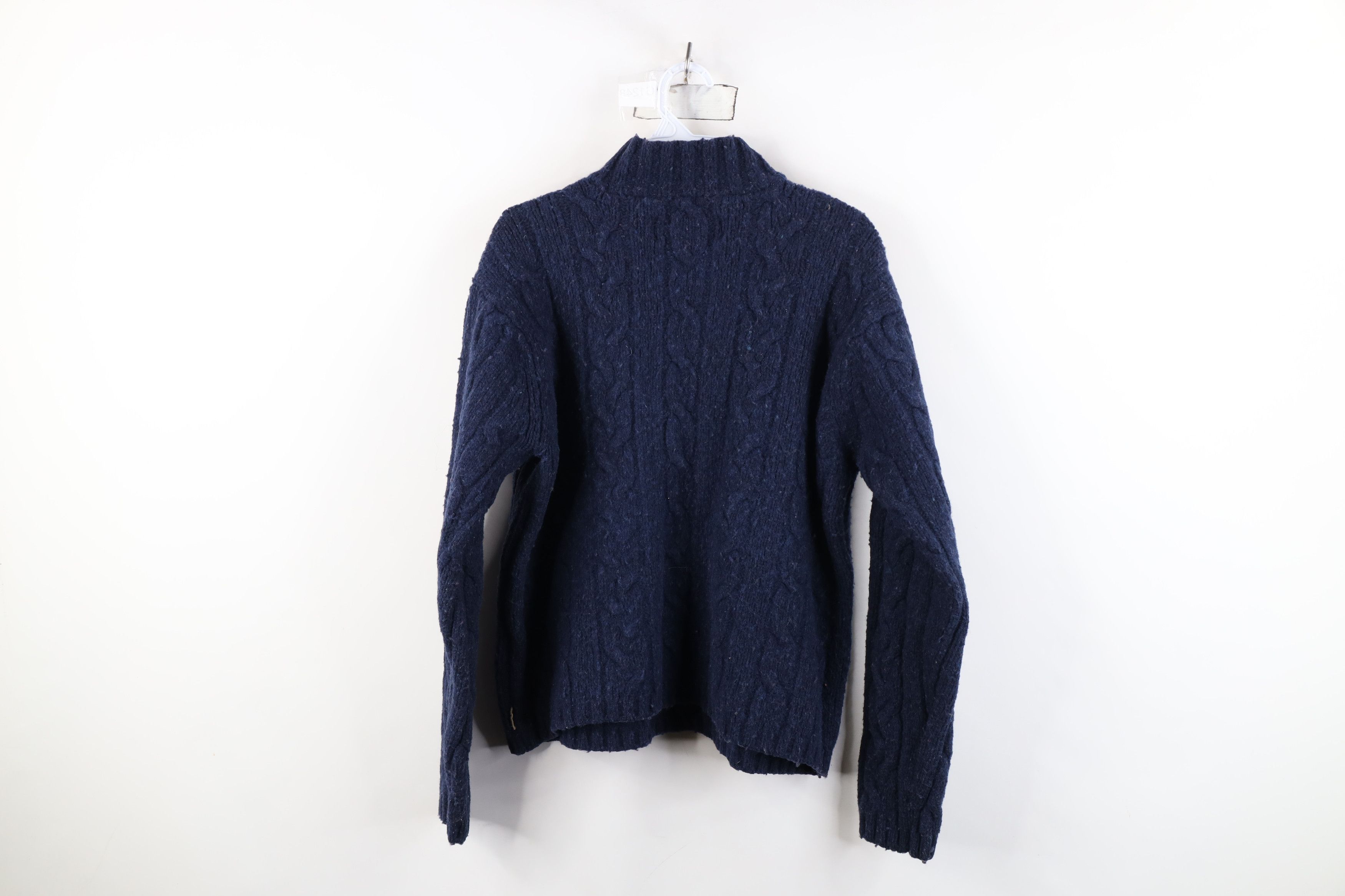 American Eagle Outfitters Vintage Y2K American Eagle Fisherman Cable Knit Sweater Blue Size XL / US 12-14 / IT 48-50 - 7 Thumbnail