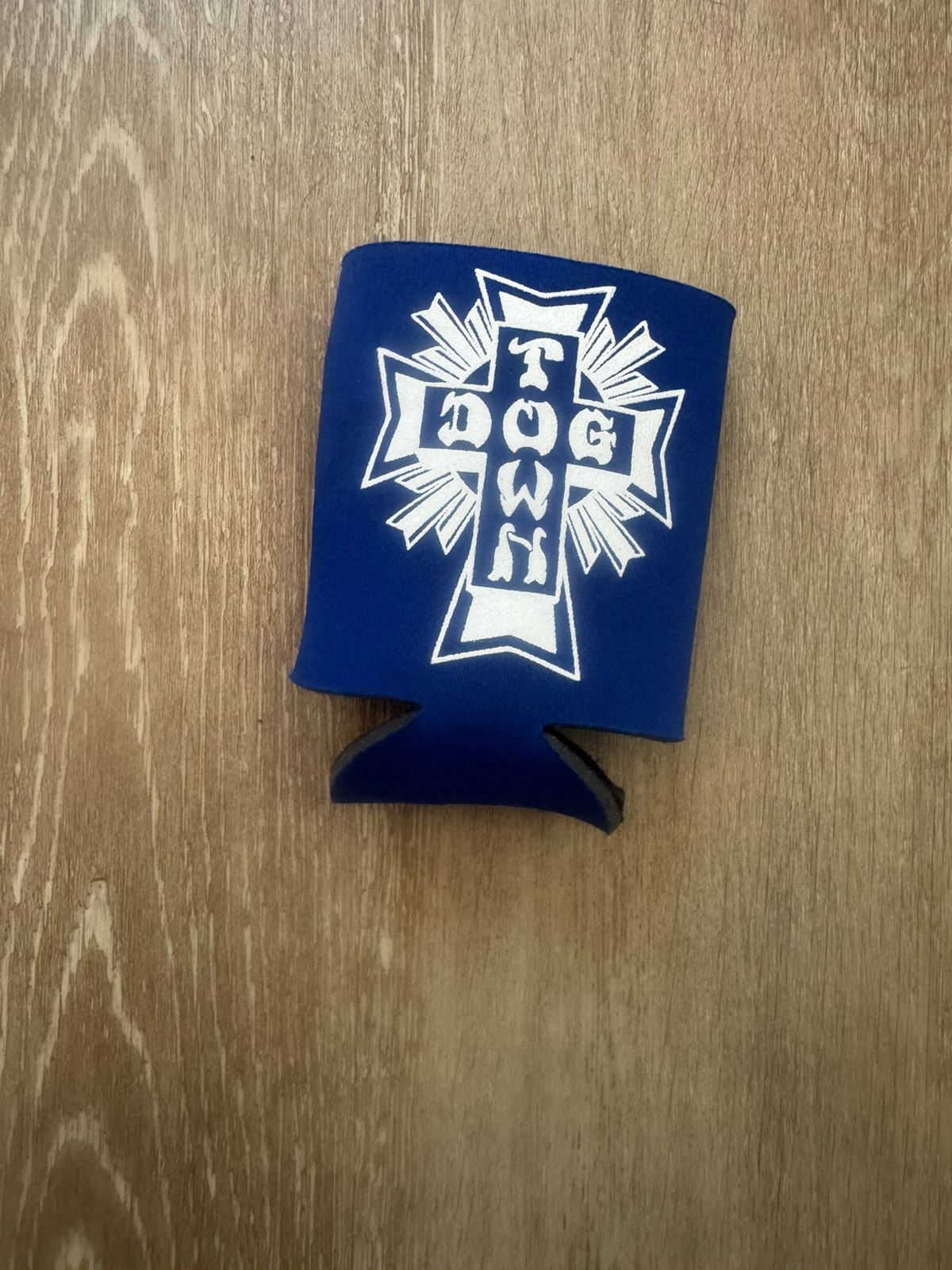Dogtown × Vintage Dogtown Graffiti Tag Cross Beer Coozie in Blue New Size ONE SIZE - 1 Thumbnail