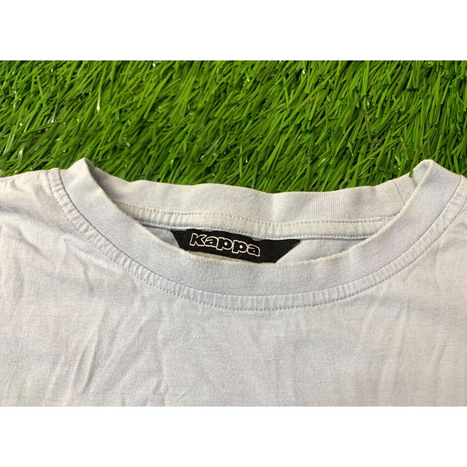 Kappa KAPPA ORIGINAL MEN T-SHIRT SHIRT Short Sleeve Jersey Logo Crew Neck Cotton Blue Large LtdL Mens Size US L / EU 52-54 / 3 - 4 Thumbnail